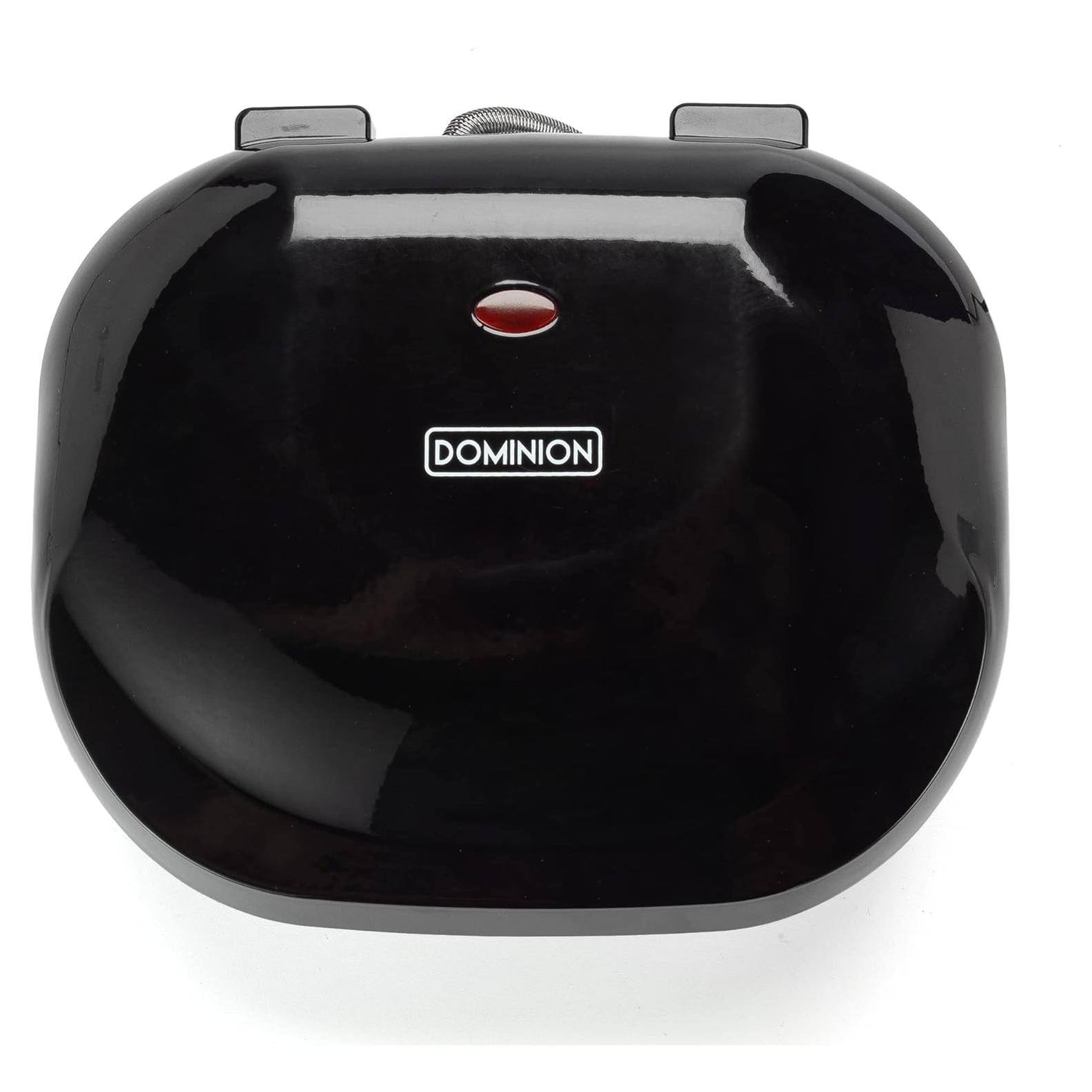 Parrilla Eléctrica Dominion D5201B para 2 Porciones, Antiadherente