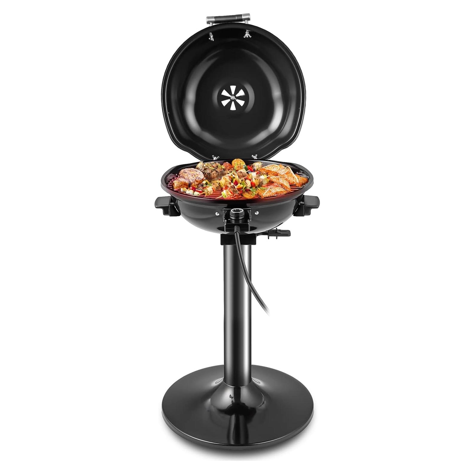 Parrilla Eléctrica Portátil HAPPYGRILL 1600W para 15 Porciones