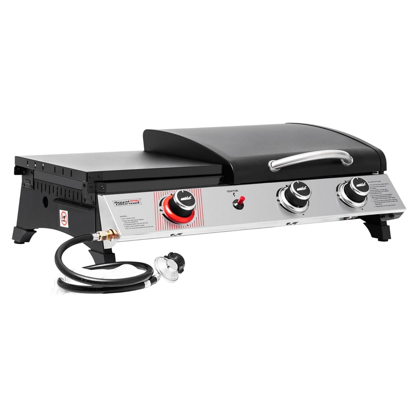 Parrilla de Gas Propano Royal Gourmet PD1305H 3 Quemadores 29,000 BTU