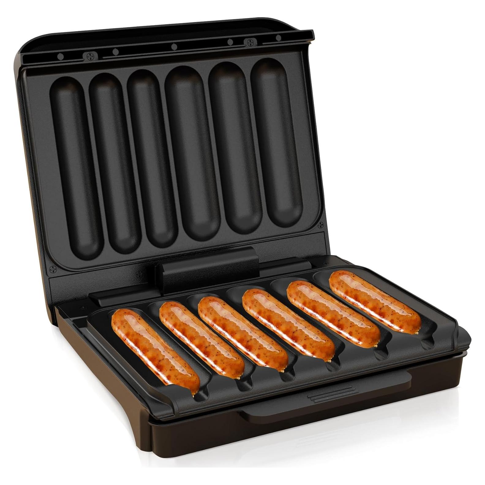 Parrilla Eléctrica para Hot Dogs KEINVE 850W Antiadherente