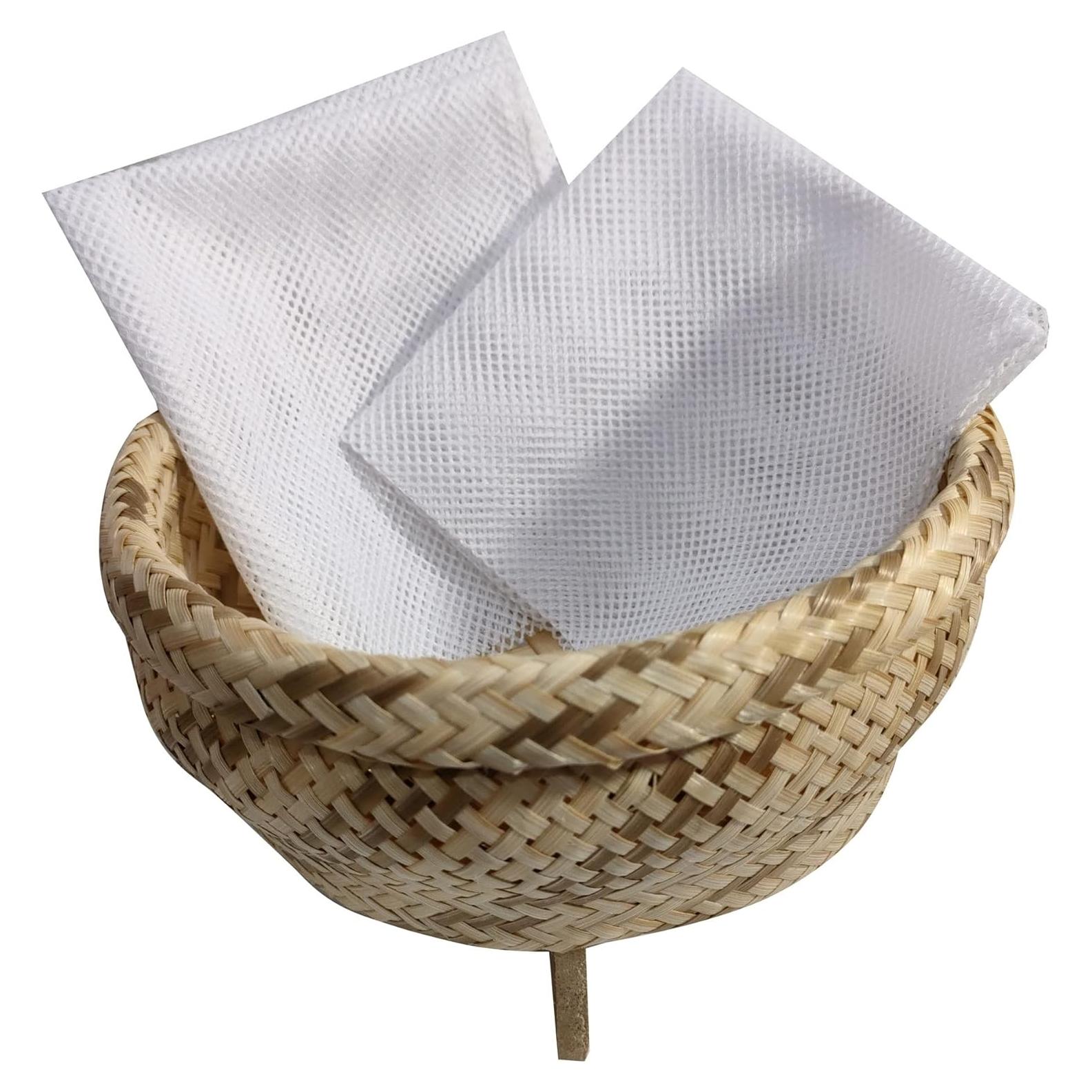 Cesta de Vapor de Arroz Pegajoso de Bambú 16.5 cm - Hecha a Mano