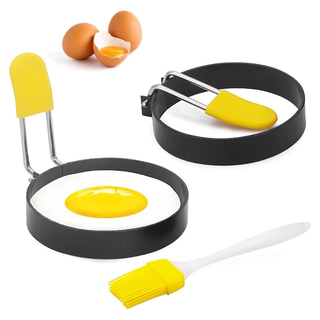 Anillo de Huevo Mikim Acero Inoxidable 7.5 cm Antiadherente