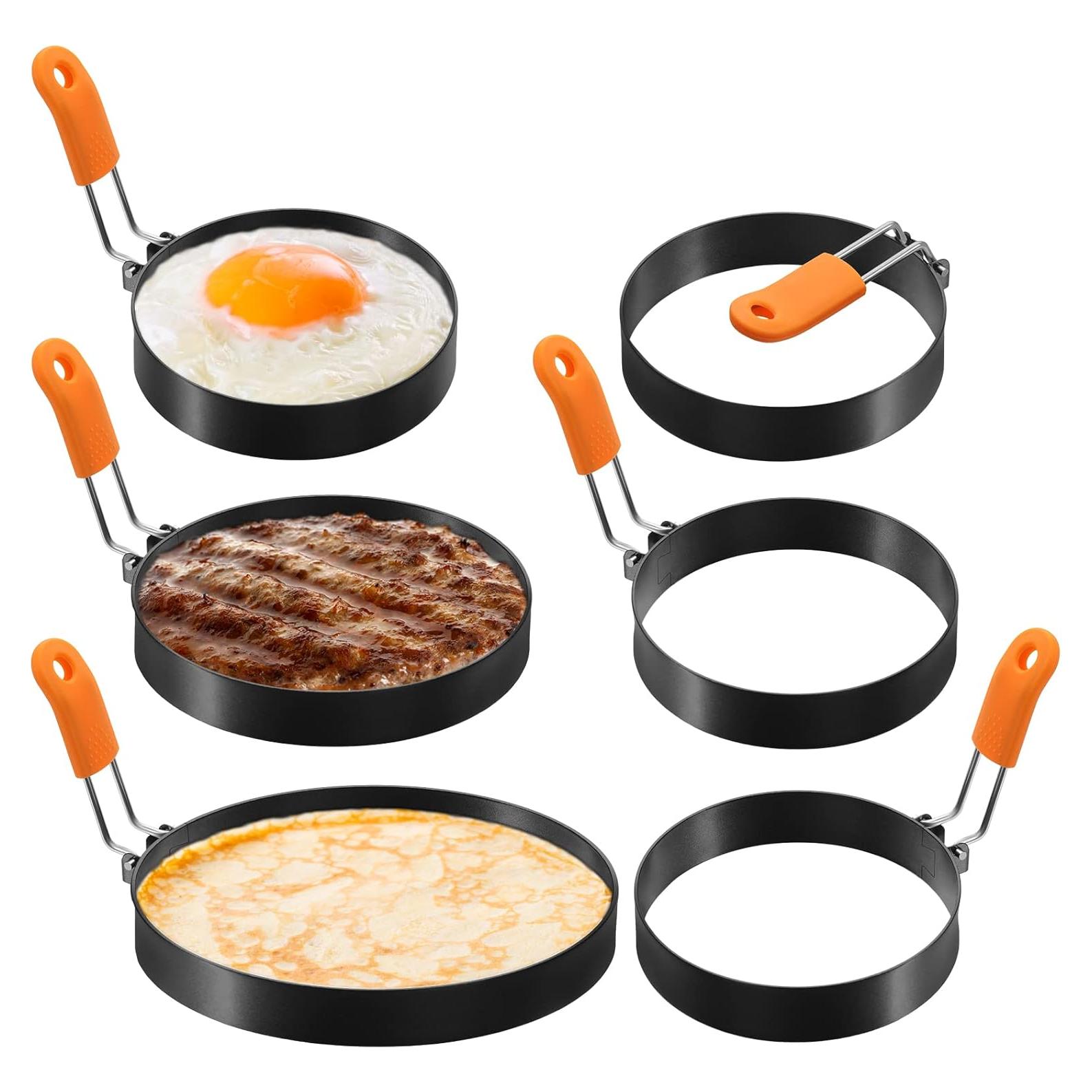 Conjunto de 6 Moldes para Huevos Patelai - Acero Inoxidable 10-20 cm