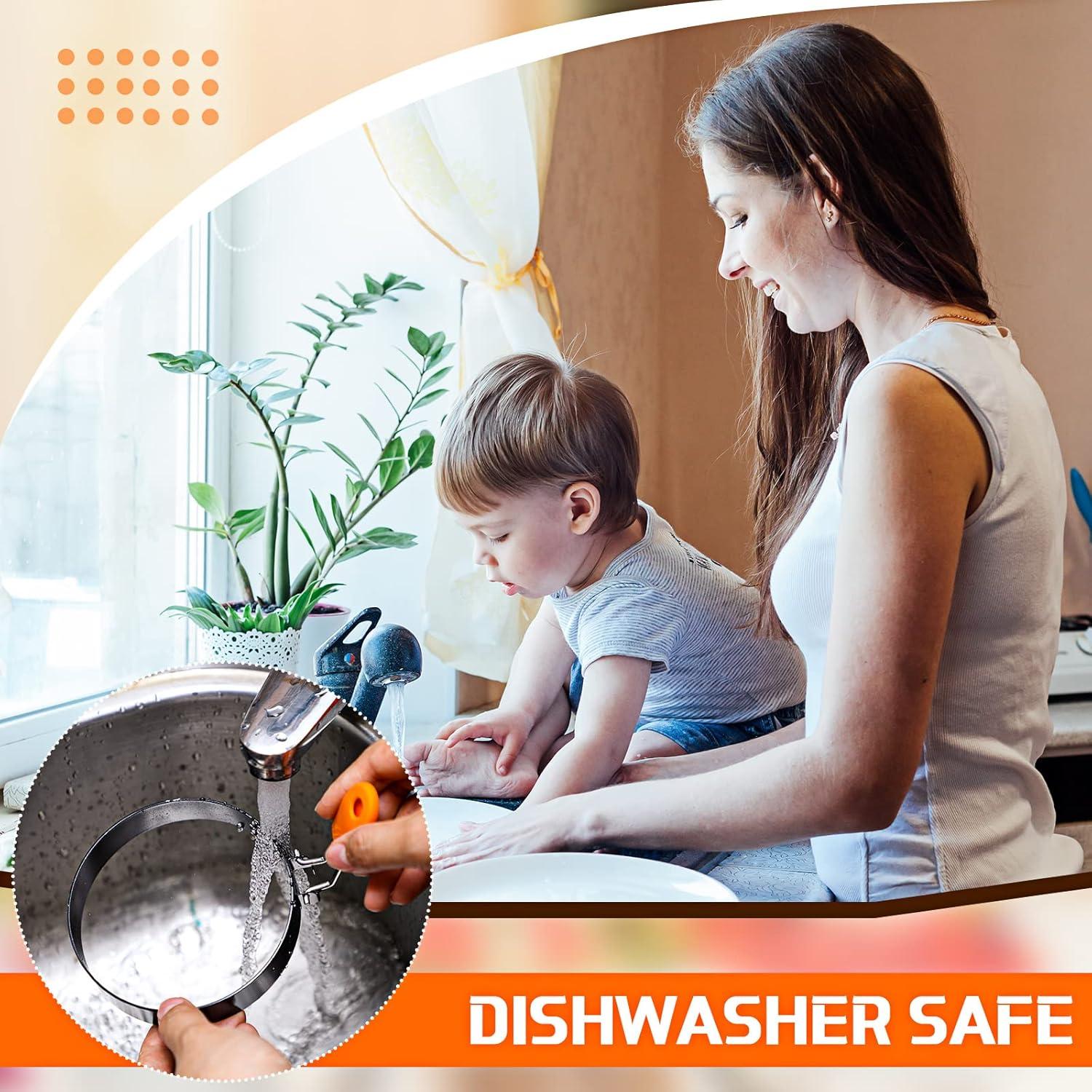 Conjunto de 6 Moldes para Huevos Patelai - Acero Inoxidable 10-20 cm