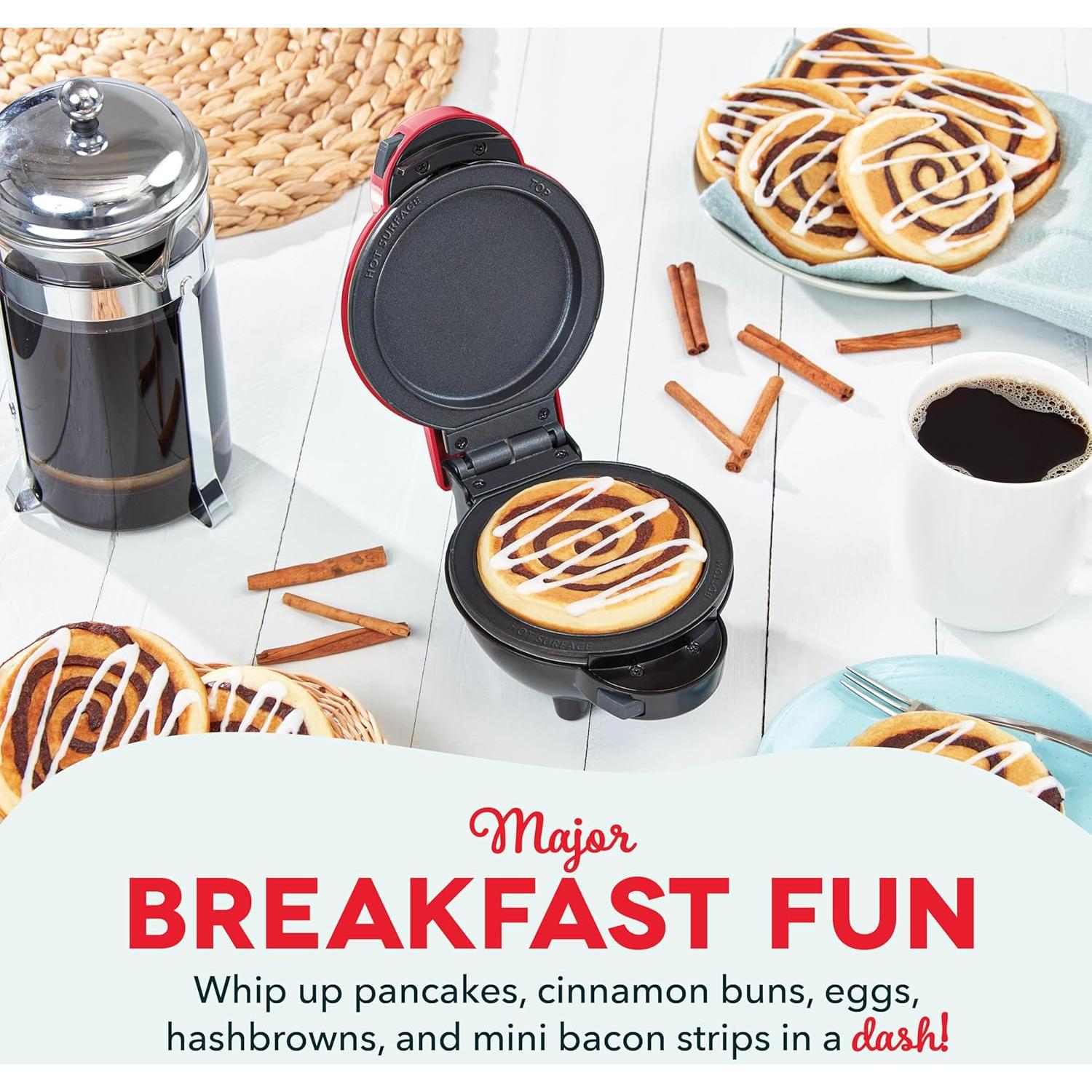 Placas de Waffle Desmontables DASH 4" Antiadherentes - Paquete de 2