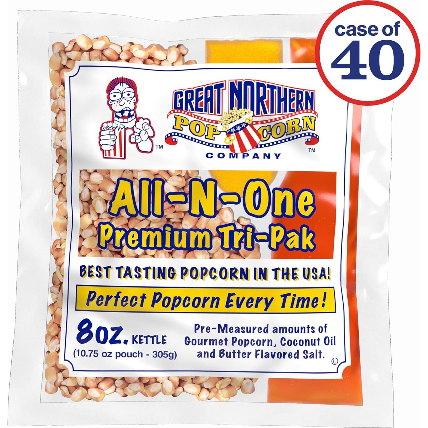 Paquetes de Palomitas Estilo Cine Great Northern 40 Unidades