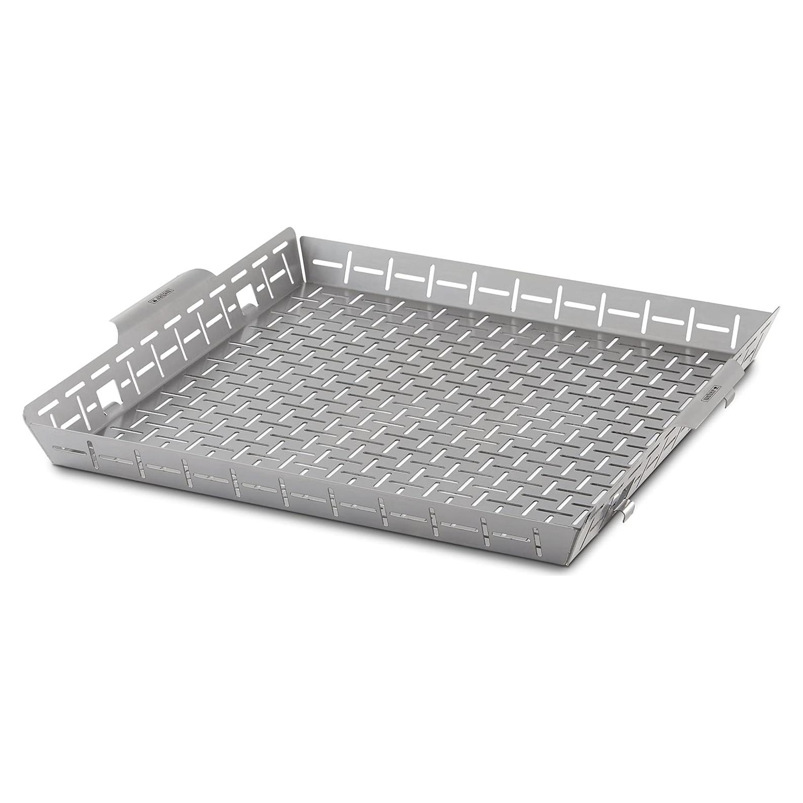 Cesta de Asado Weber Crafted 44.1x41.6 cm - Acero Inoxidable