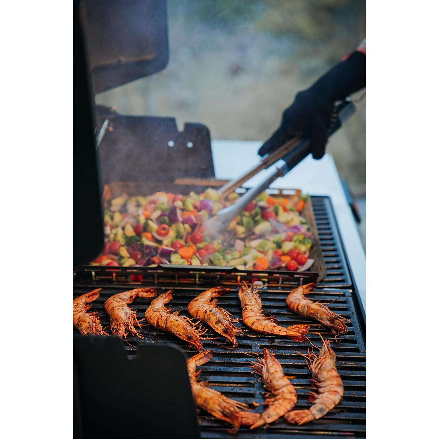 Cesta de Asado Weber Crafted 44.1x41.6 cm - Acero Inoxidable