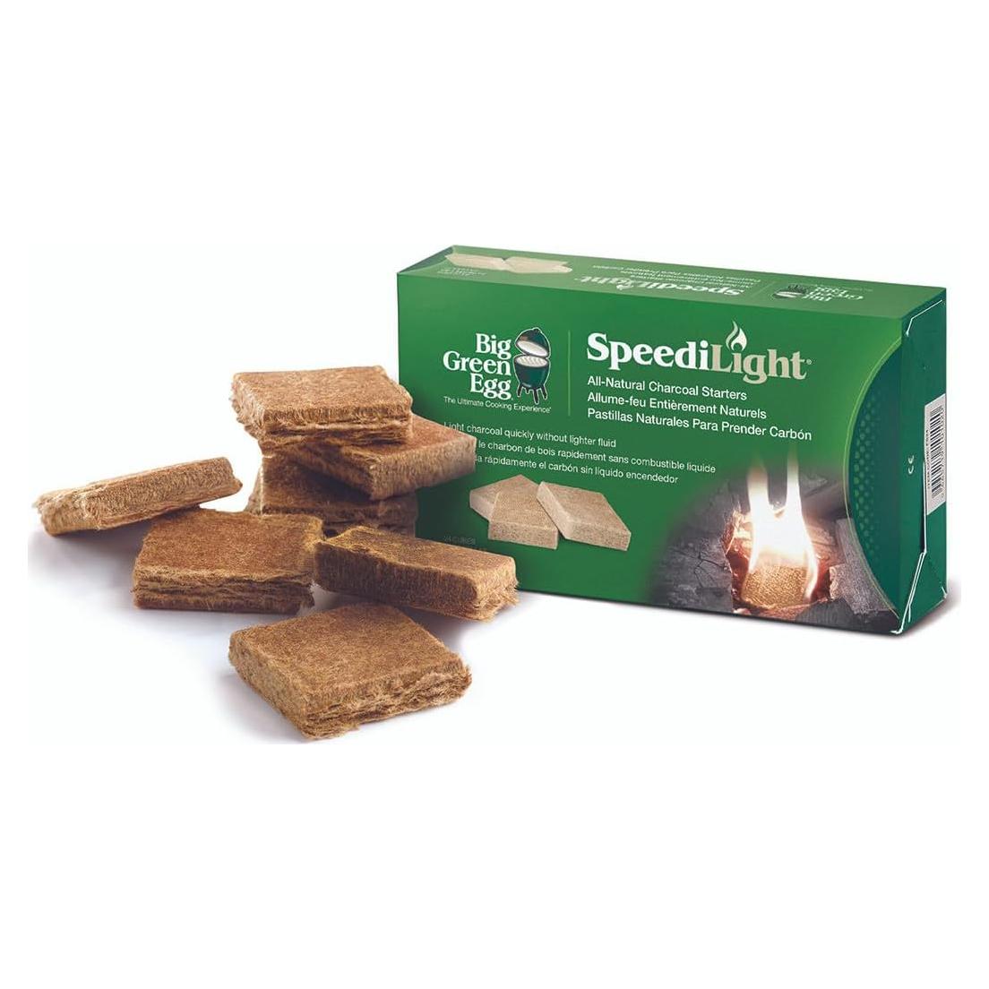 Iniciadores de Carbón Natural Big Green Egg - 24 Cubos