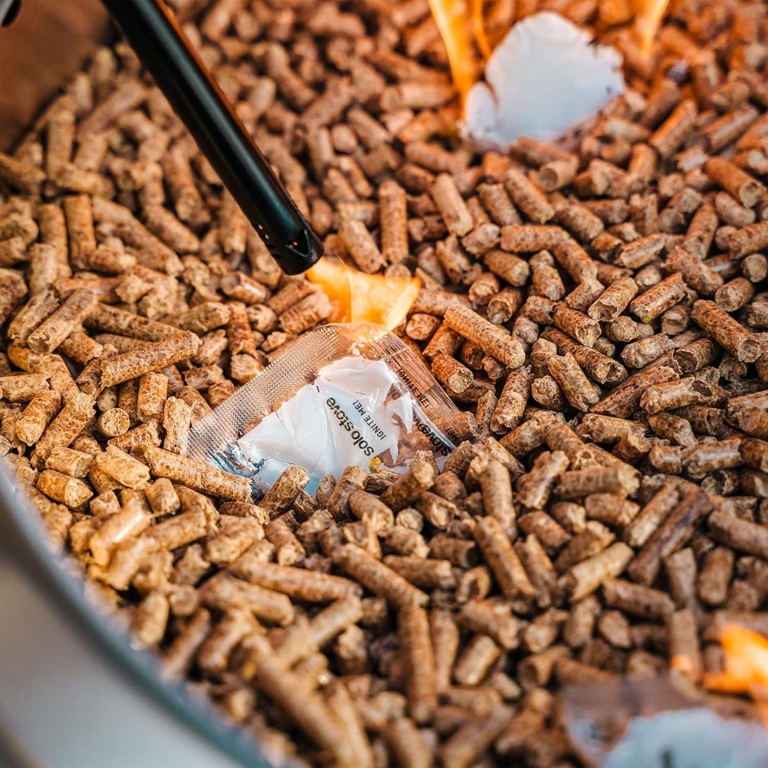 Adaptador de Pellets Solo Stove Bonfire - Acero Inoxidable 43.9 cm