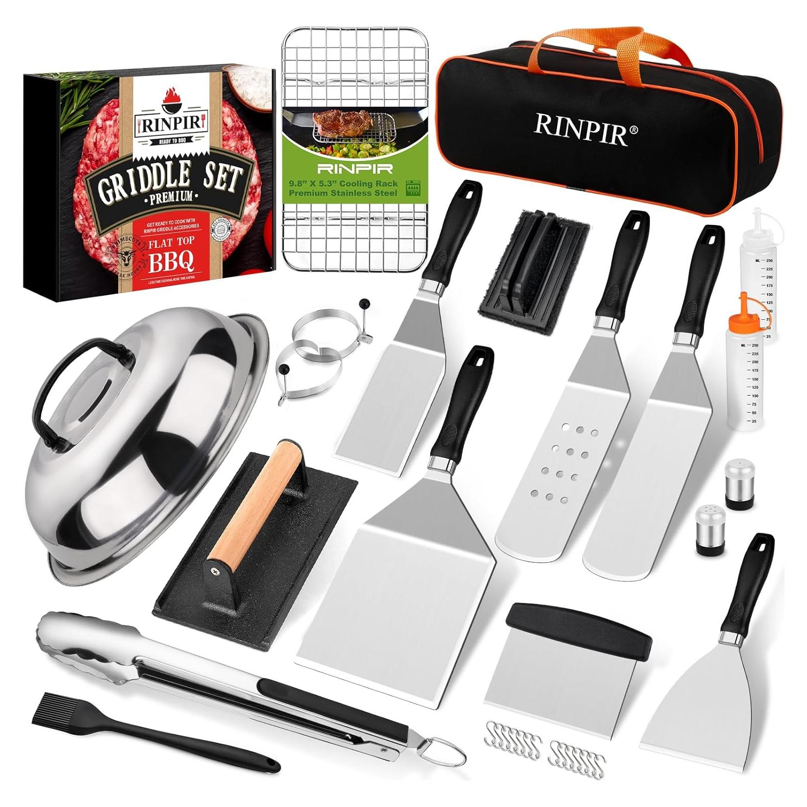 Kit de Accesorios para Plancha RINPIR 33 Piezas para Parrilla