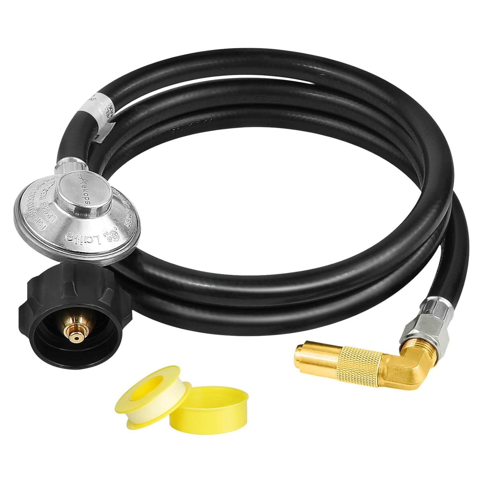 Manguera de Propano de 1.52m Aekops con Regulador y Adaptador