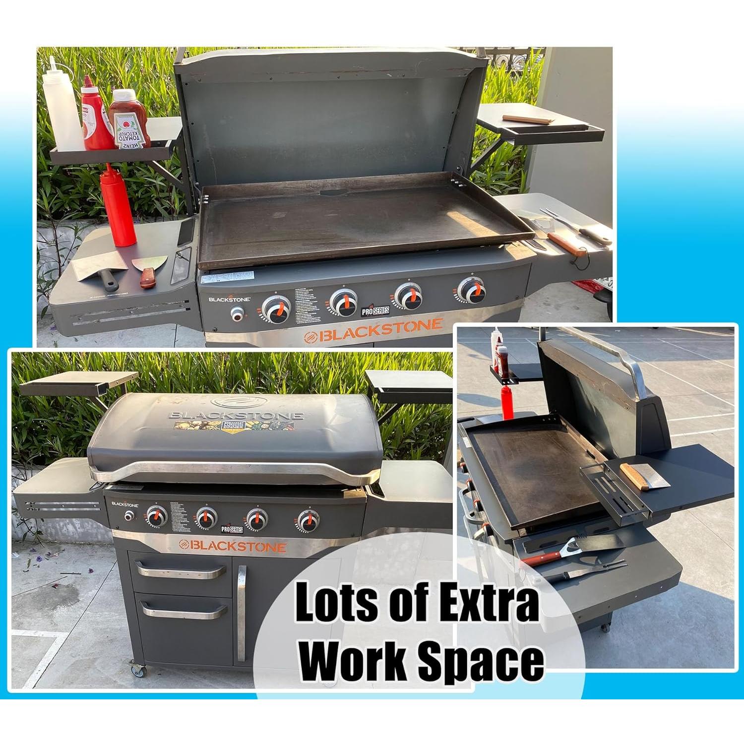 Estante Superior para Plancha Blackstone 36"/28" - Trybuy, Negro