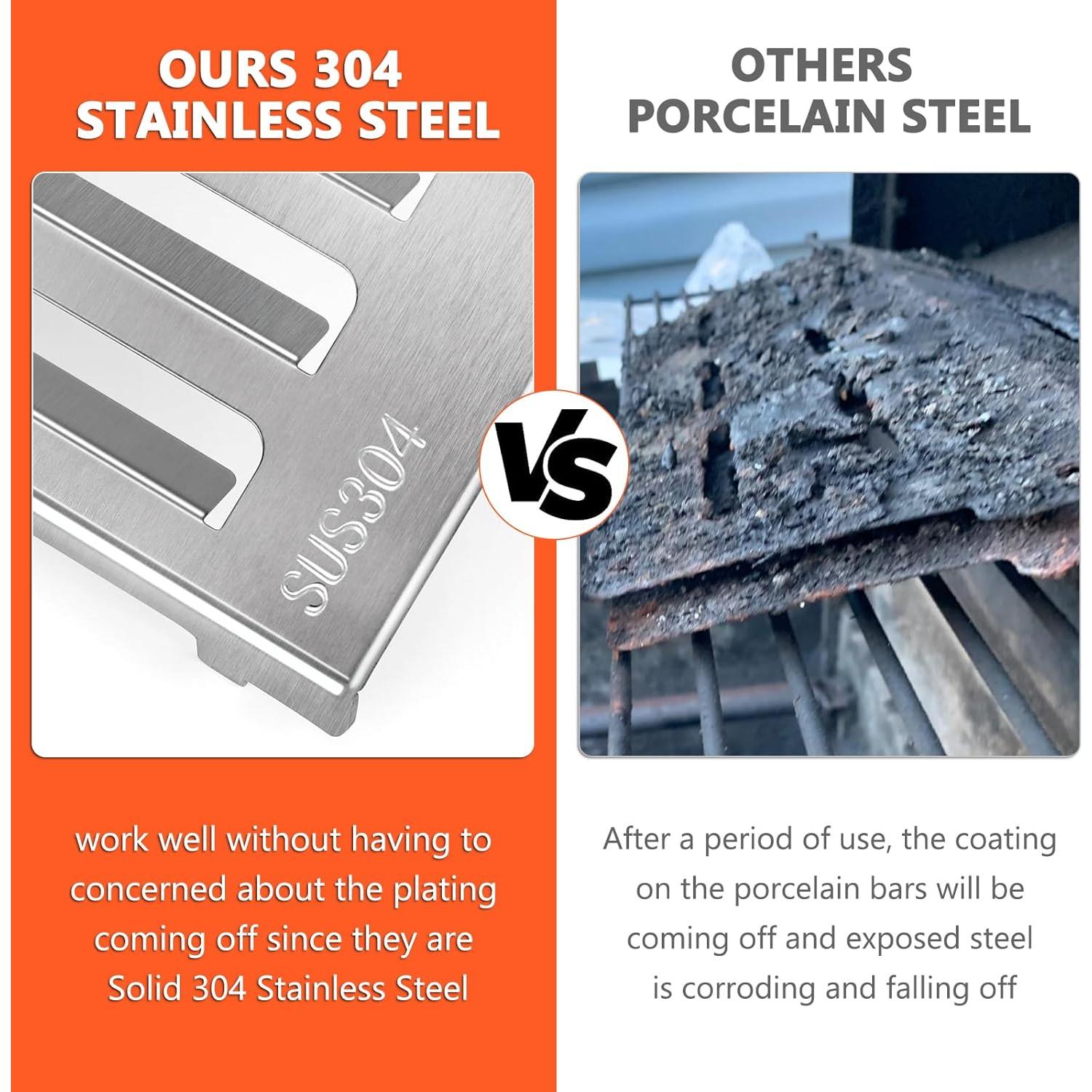 Deflector de Calor QuliMetal 304 Acero Inoxidable para Weber Spirit II