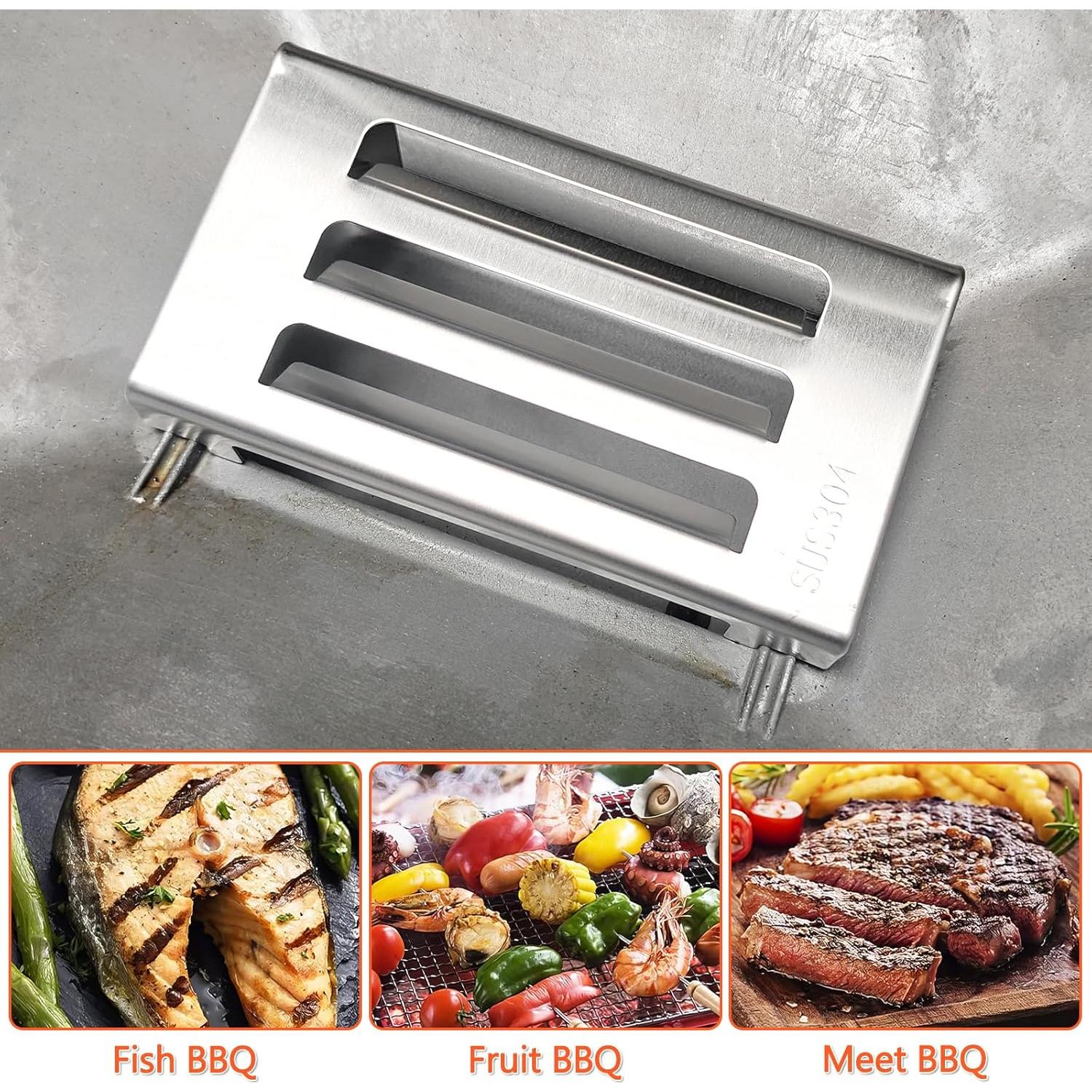 Deflector de Calor QuliMetal 304 Acero Inoxidable para Weber Spirit II