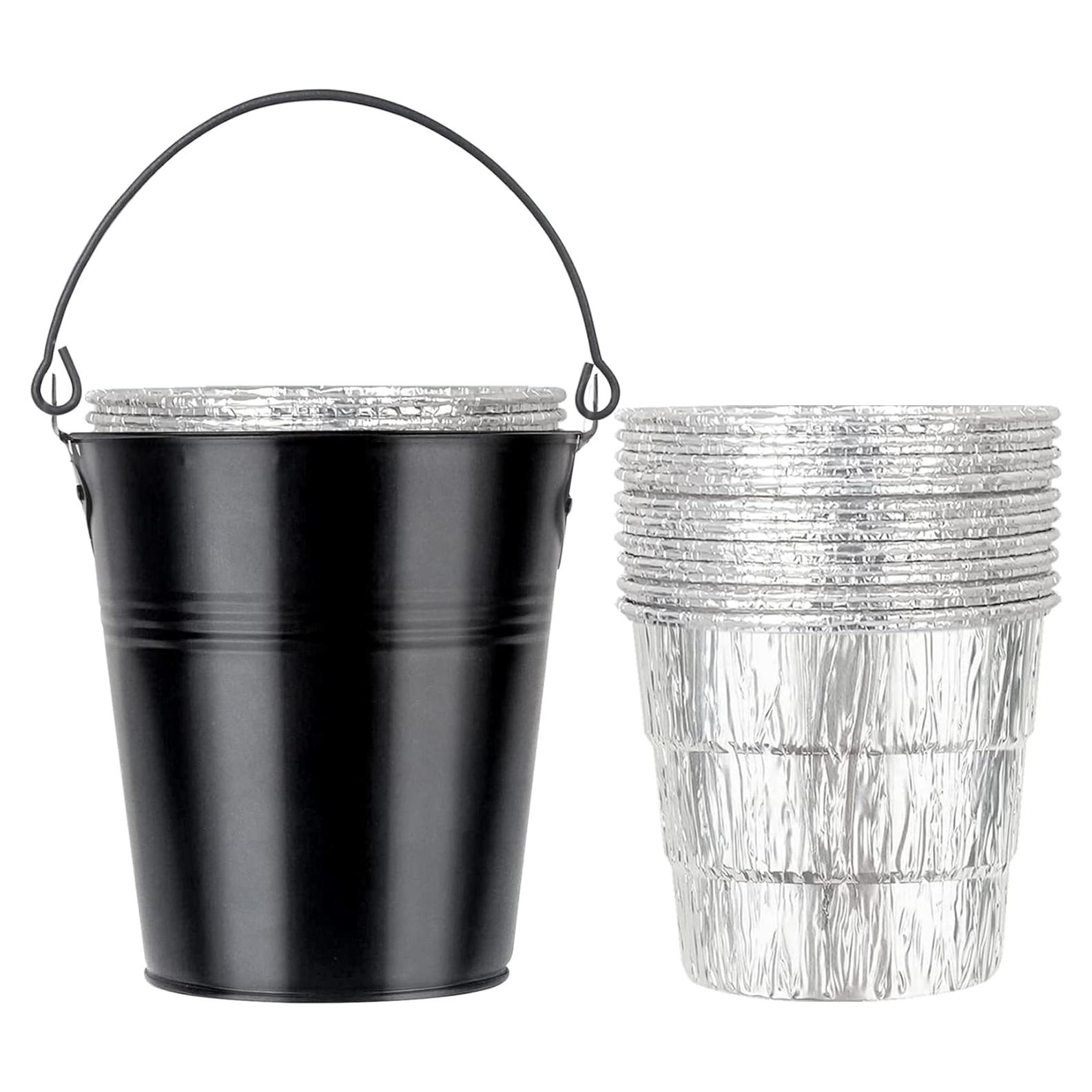 Cubeta de Grasa para Parrilla Unidanho con 10 Forros de Aluminio