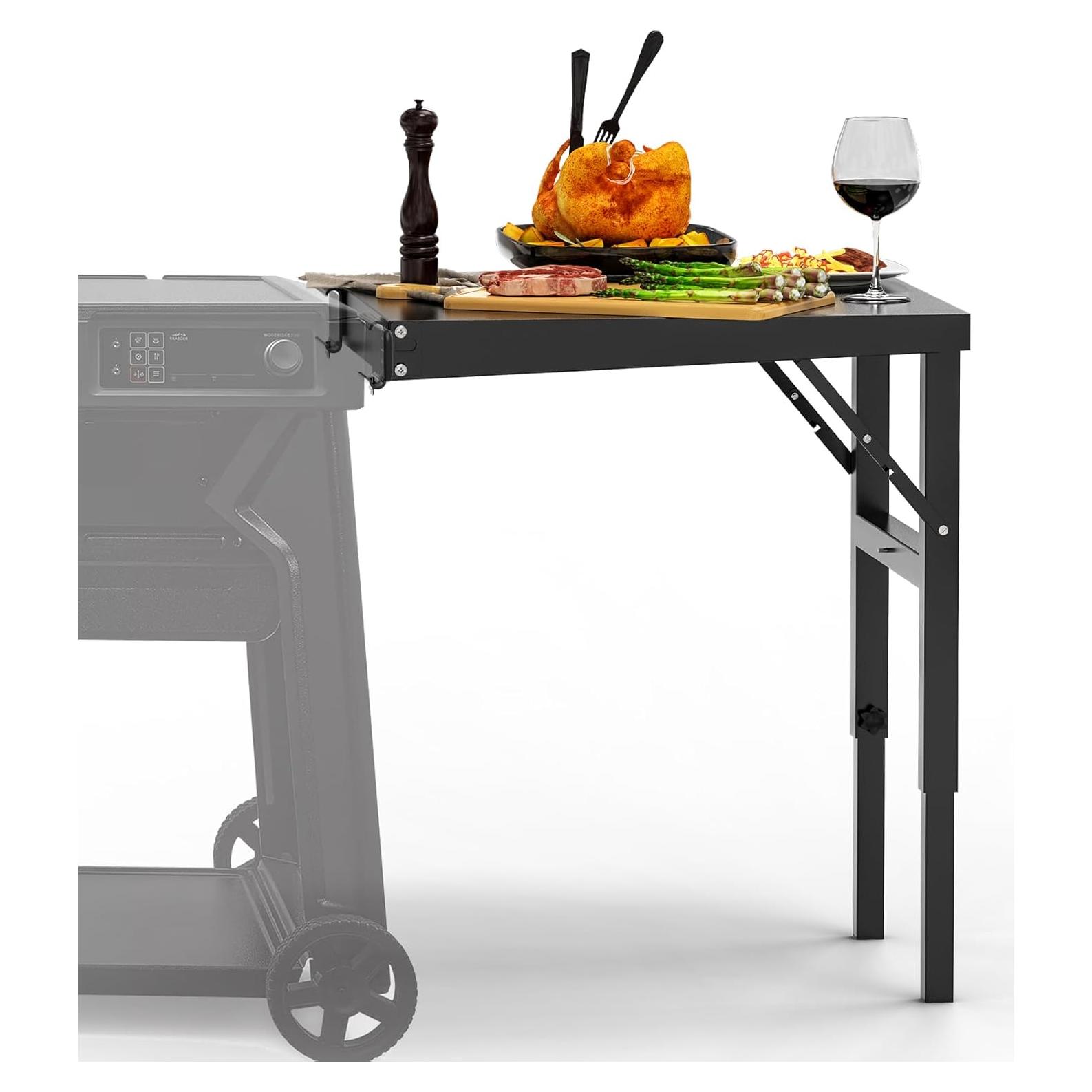 Mesa de Parrilla SafBbcue Pop-and-Lock para Traeger 50x60cm