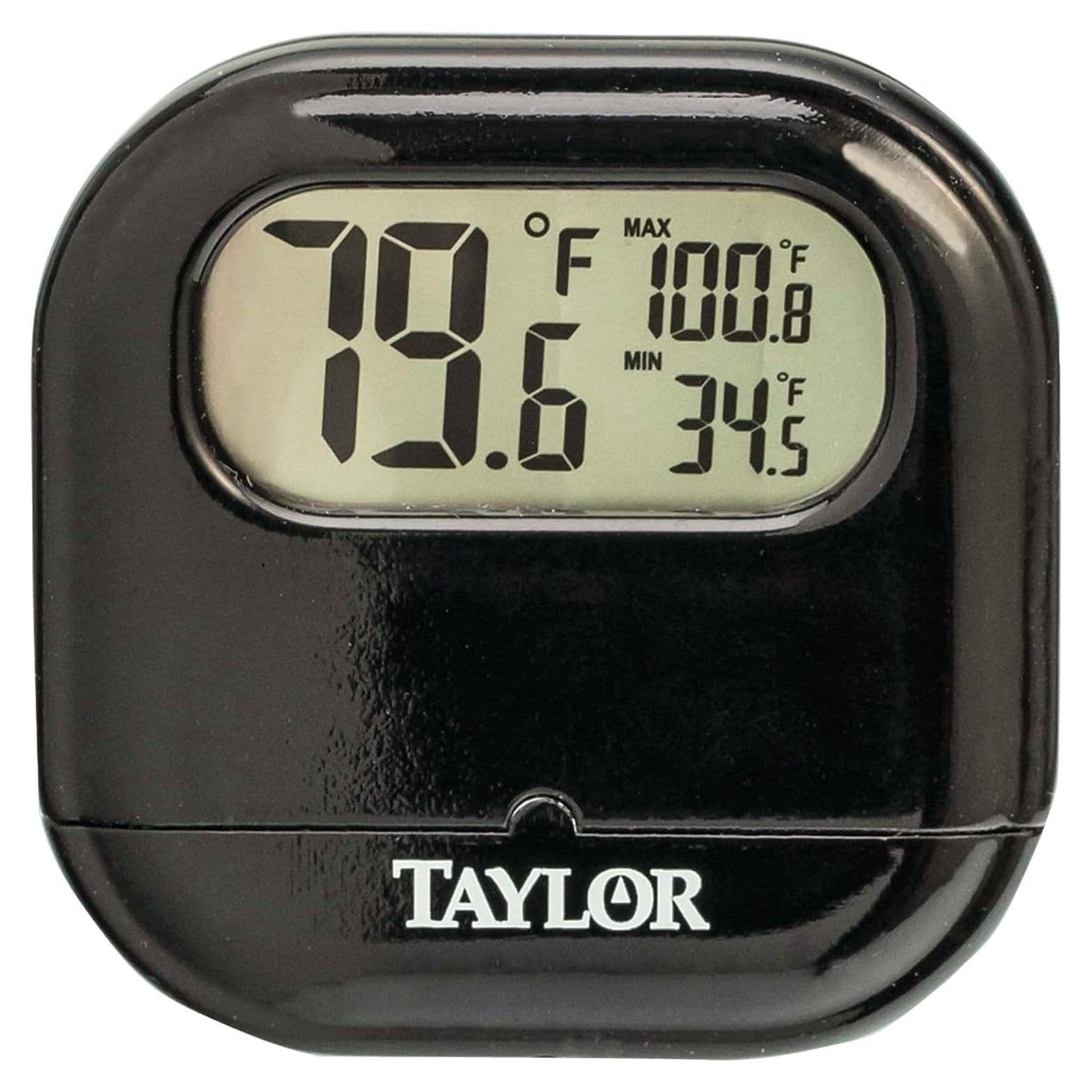 Termómetro Digital Interior/Exterior Taylor RA36172 Negro