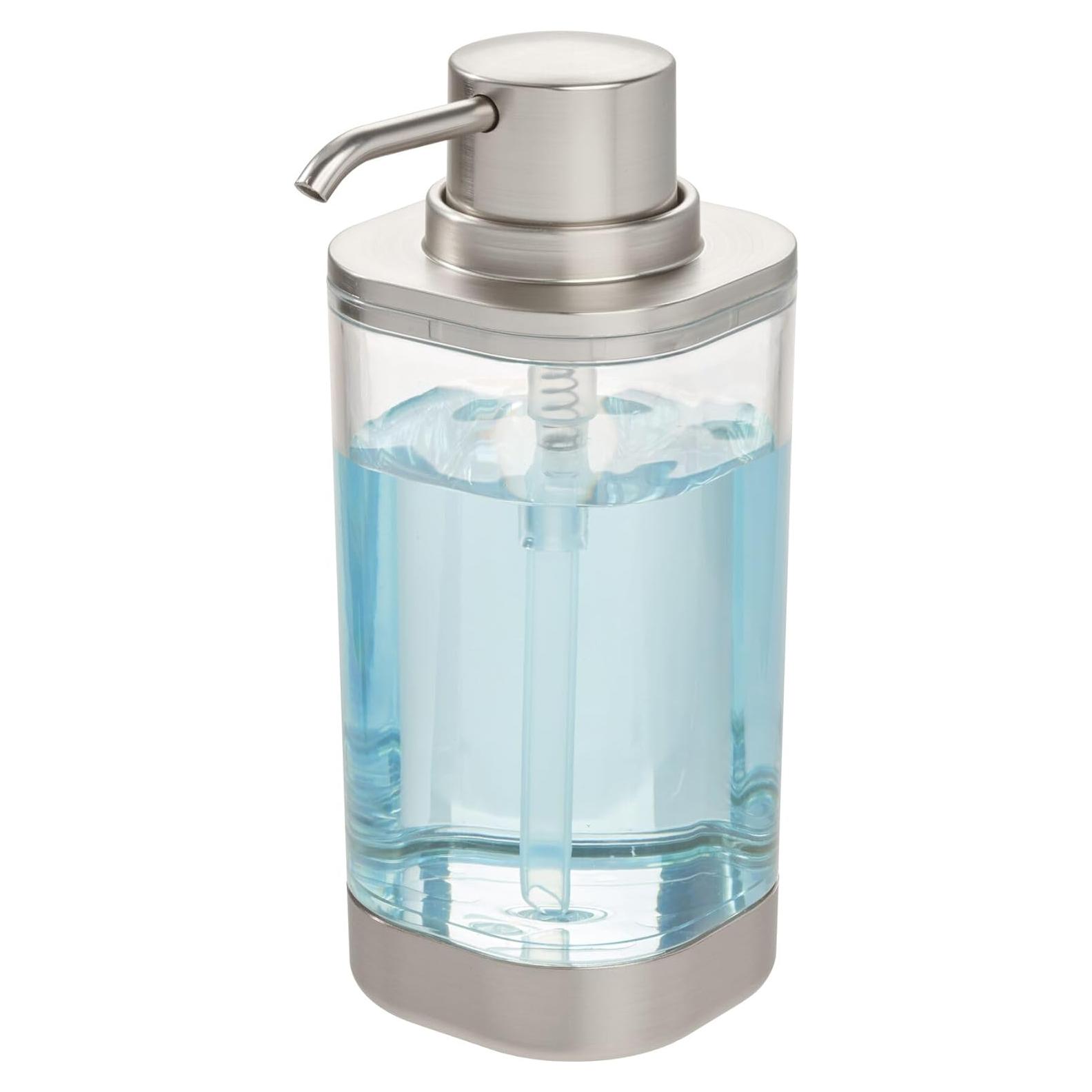 Dispensador de Jabón Líquido iDesign 17.5cm Acero Inoxidable