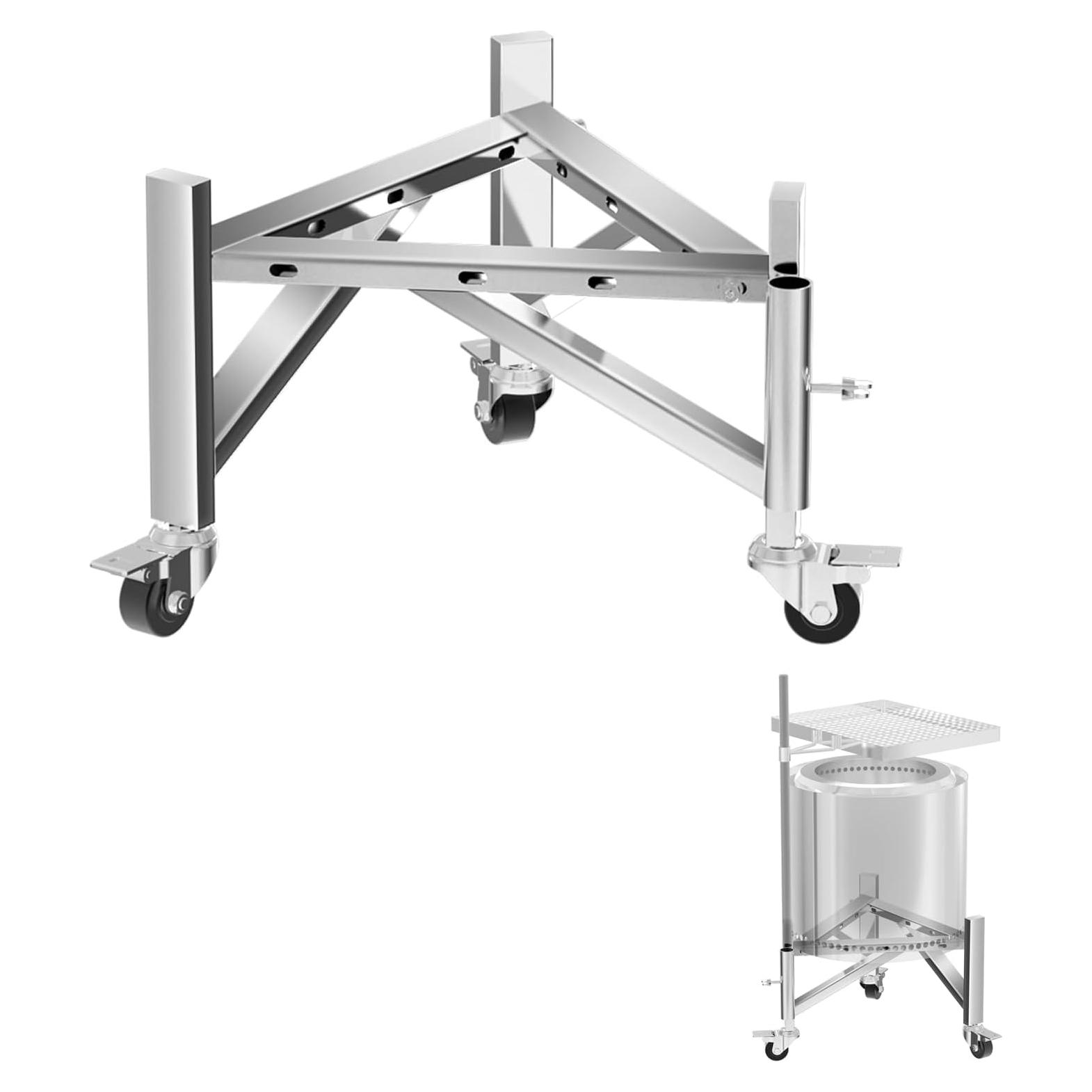 Soporte para Fogata Universal Acero Inoxidable 15-27"