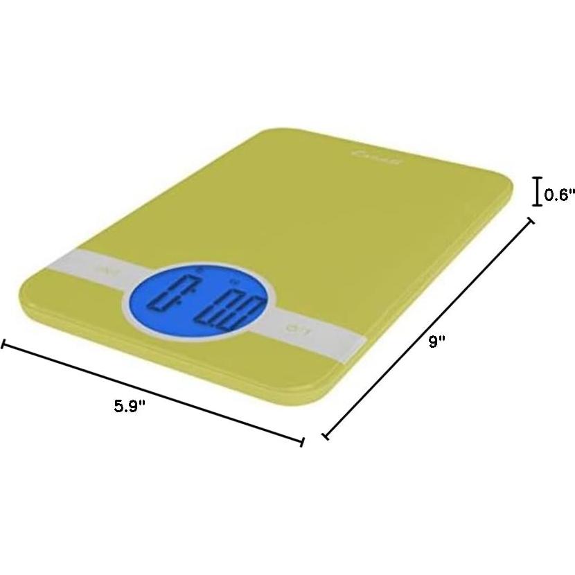 Escala de Mesa Digital Escali C115G Verde 5 kg Retroiluminada