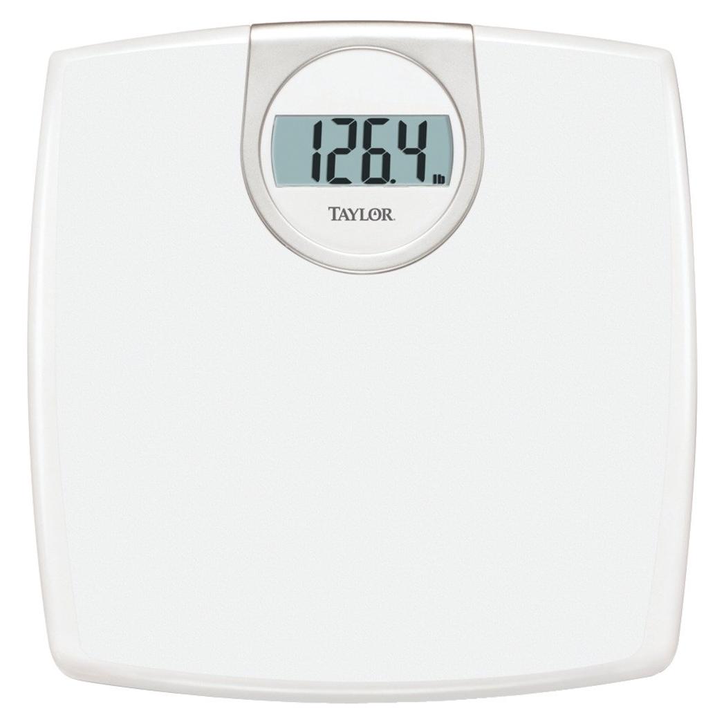 Escala de Baño Digital Taylor 150 kg LCD Blanca 29.2x29.6 cm