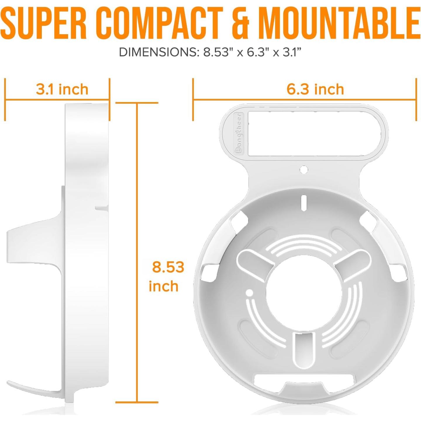 Soporte de Montaje en Pared TP-Link Deco BE23/BE25/BE3600/BE5000 WiFi 7 Blanco 3 Paquetes