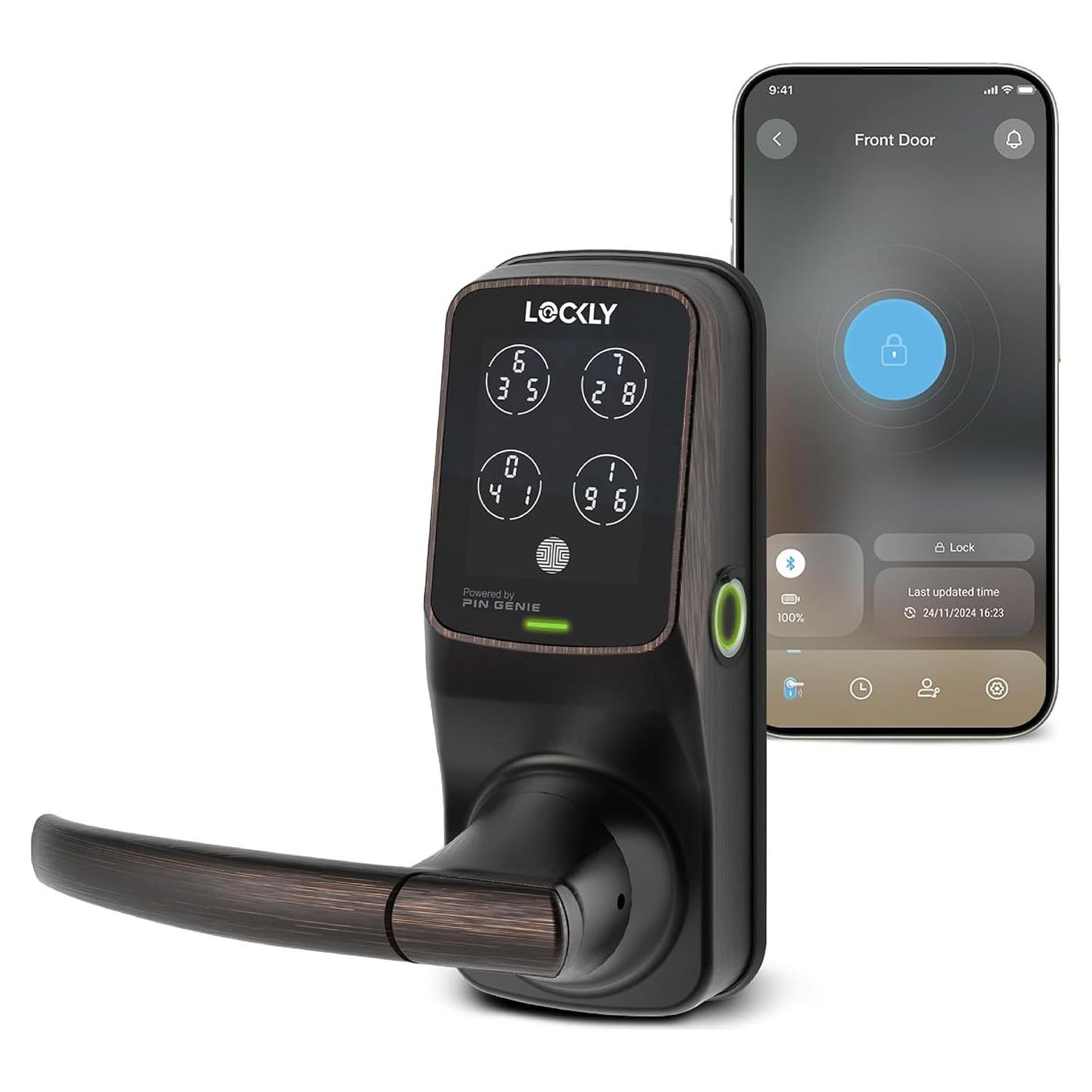Cerradura Inteligente Lockly Secure Plus Bluetooth Huella Dactilar