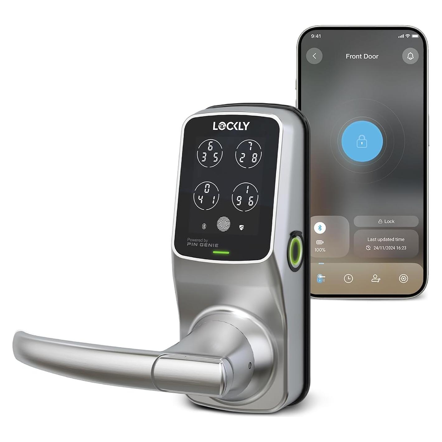Cerradura Inteligente Lockly Secure Plus Bluetooth con Huella Dactilar