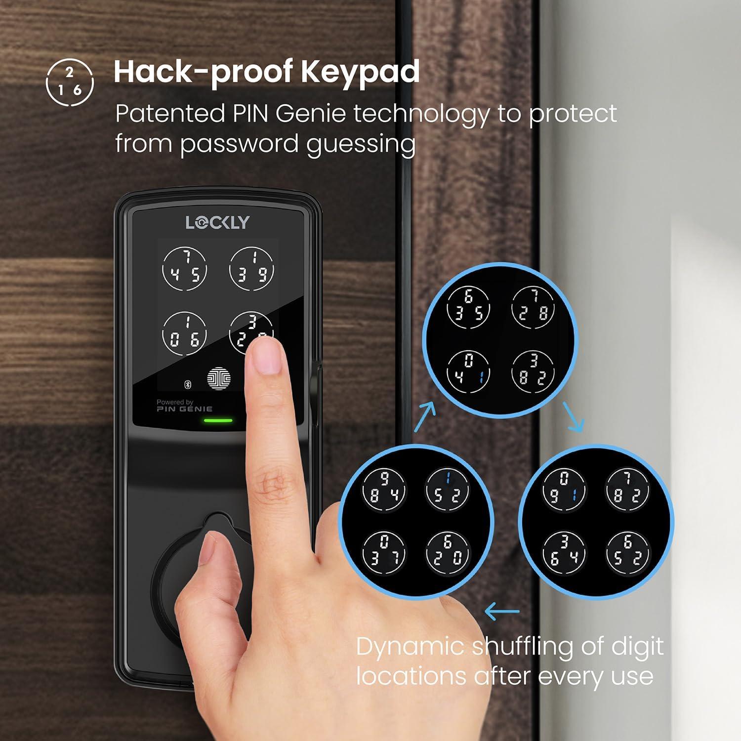 Cerradura Inteligente Lockly Secure Pro - Biométrica y Wi-Fi