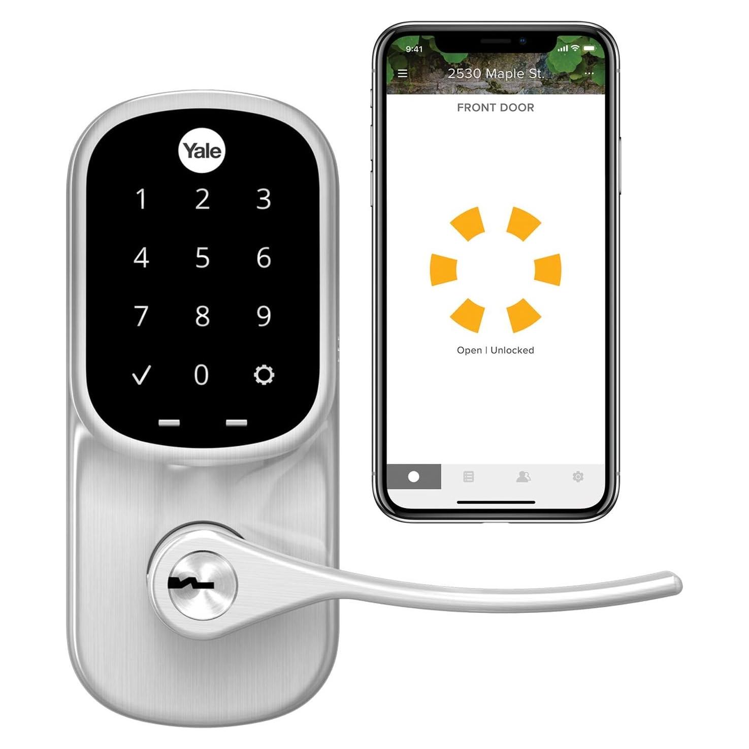 Cerradura Inteligente Yale Assure Lever Wi-Fi Niquel Satinado