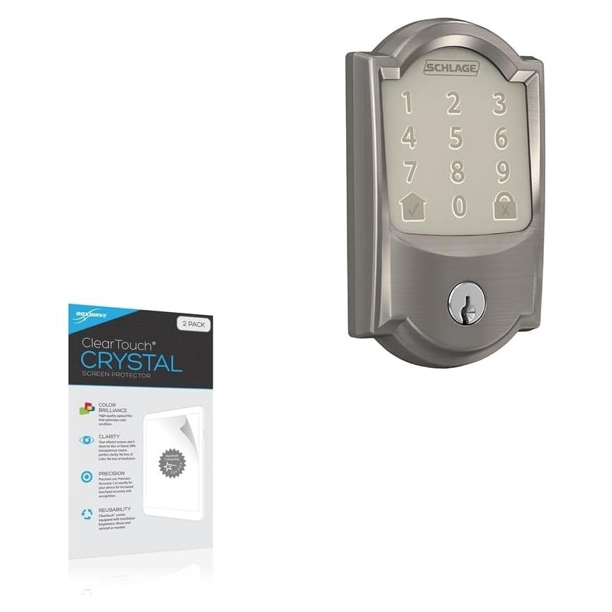 Protector de Pantalla BoxWave para Schlage Encode - 2 Pack