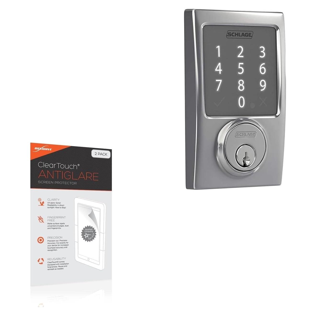 Protector de Pantalla BoxWave Antirreflejo para Schlage Encode