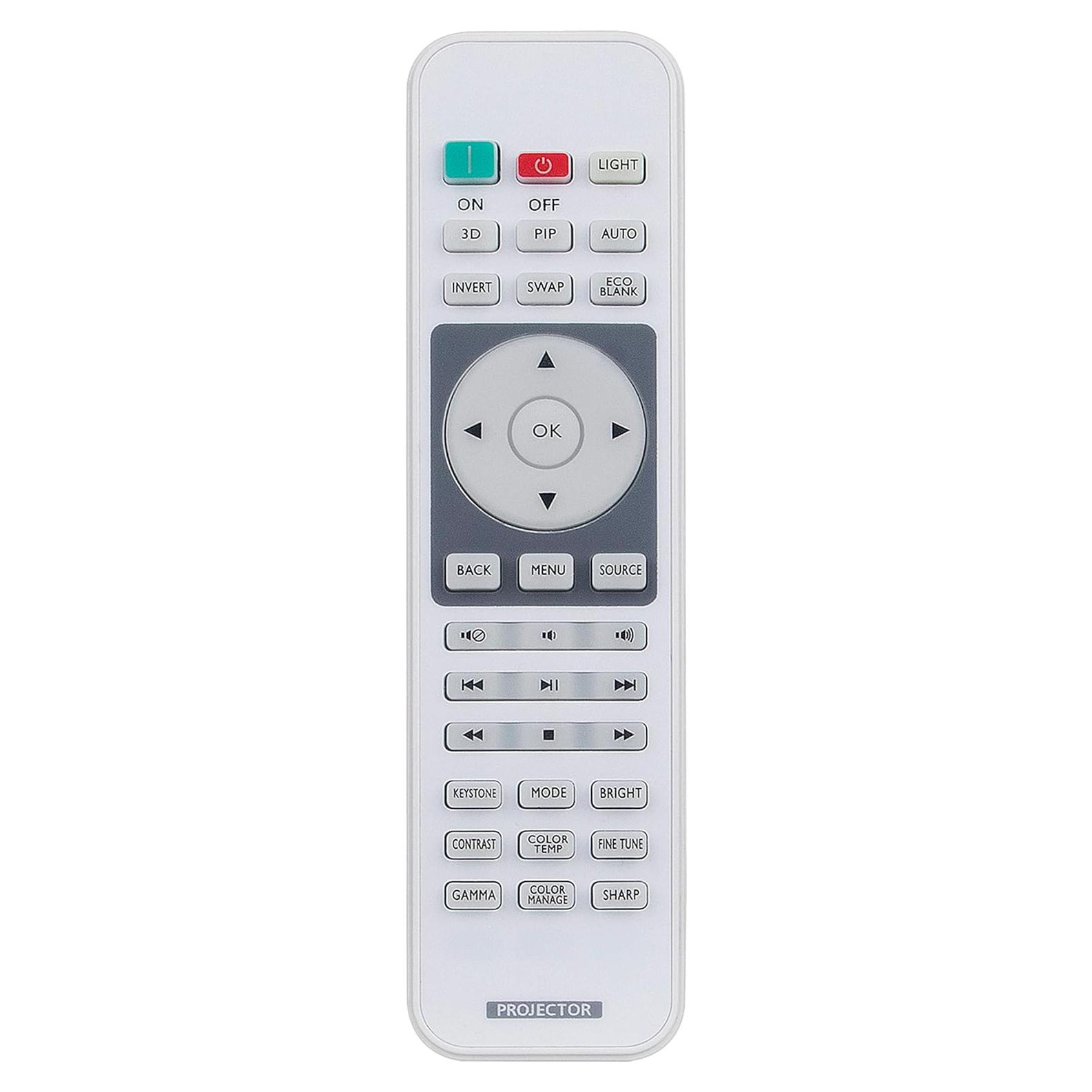 Control Remoto Reemplazo BENQ para Proyectores HT1070A W2000
