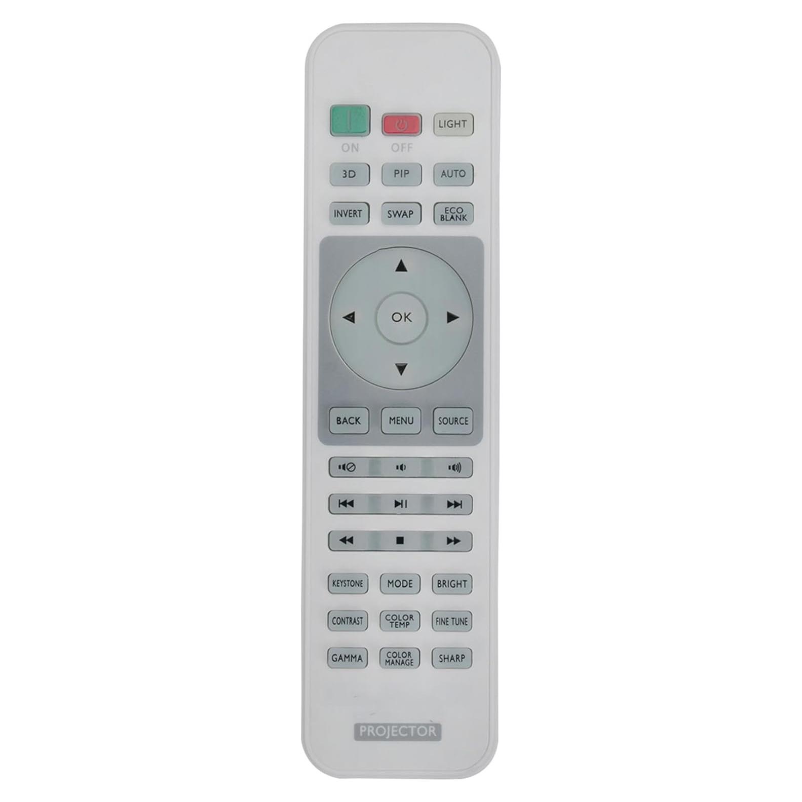 Control Remoto Reemplazo BenQ para Proyector Cine en Casa