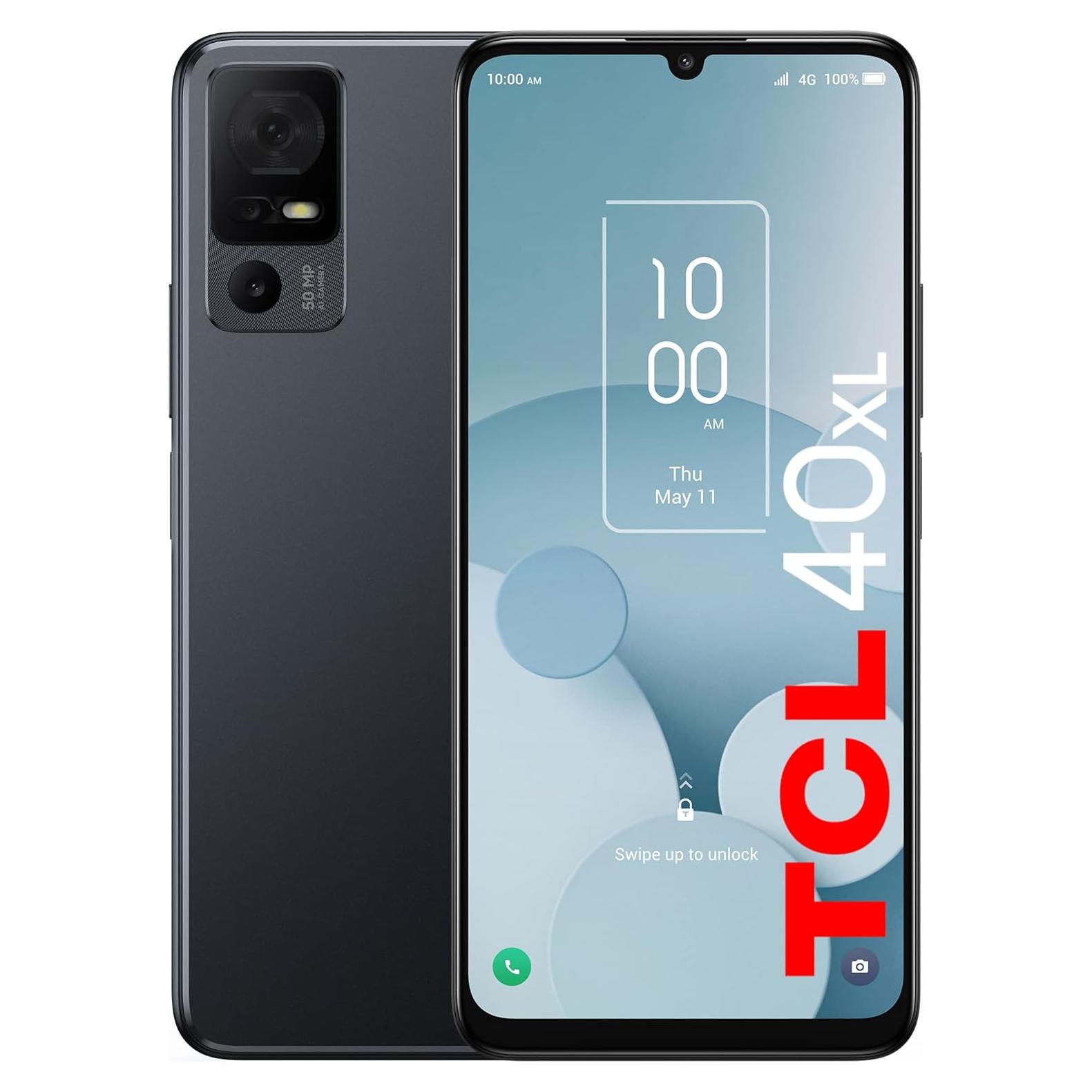 TCL 40XL 2023 Smartphone Desbloqueado 6GB 256GB 50MP Gris