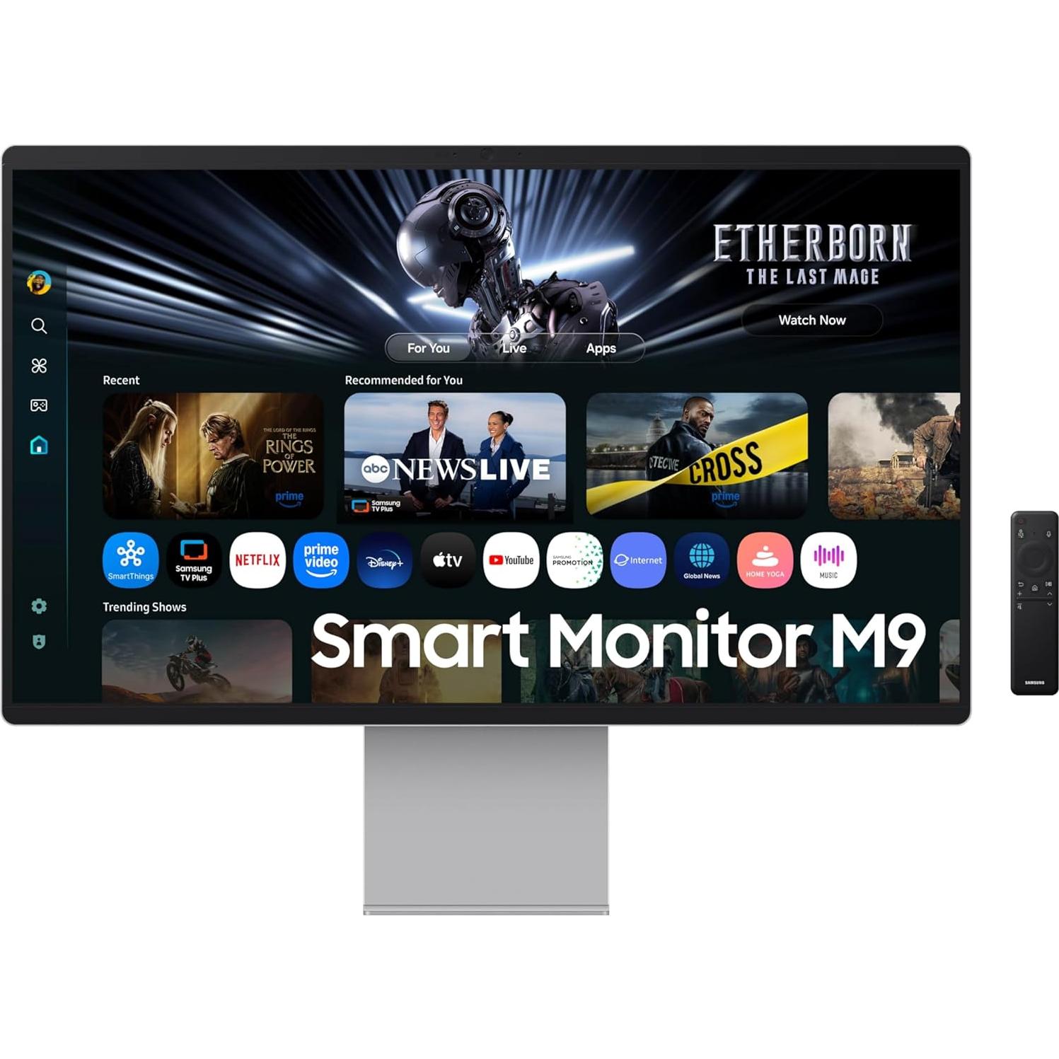 Monitor Inteligente Samsung 32" QD-OLED 4K 165Hz LS32FM902SNXZA