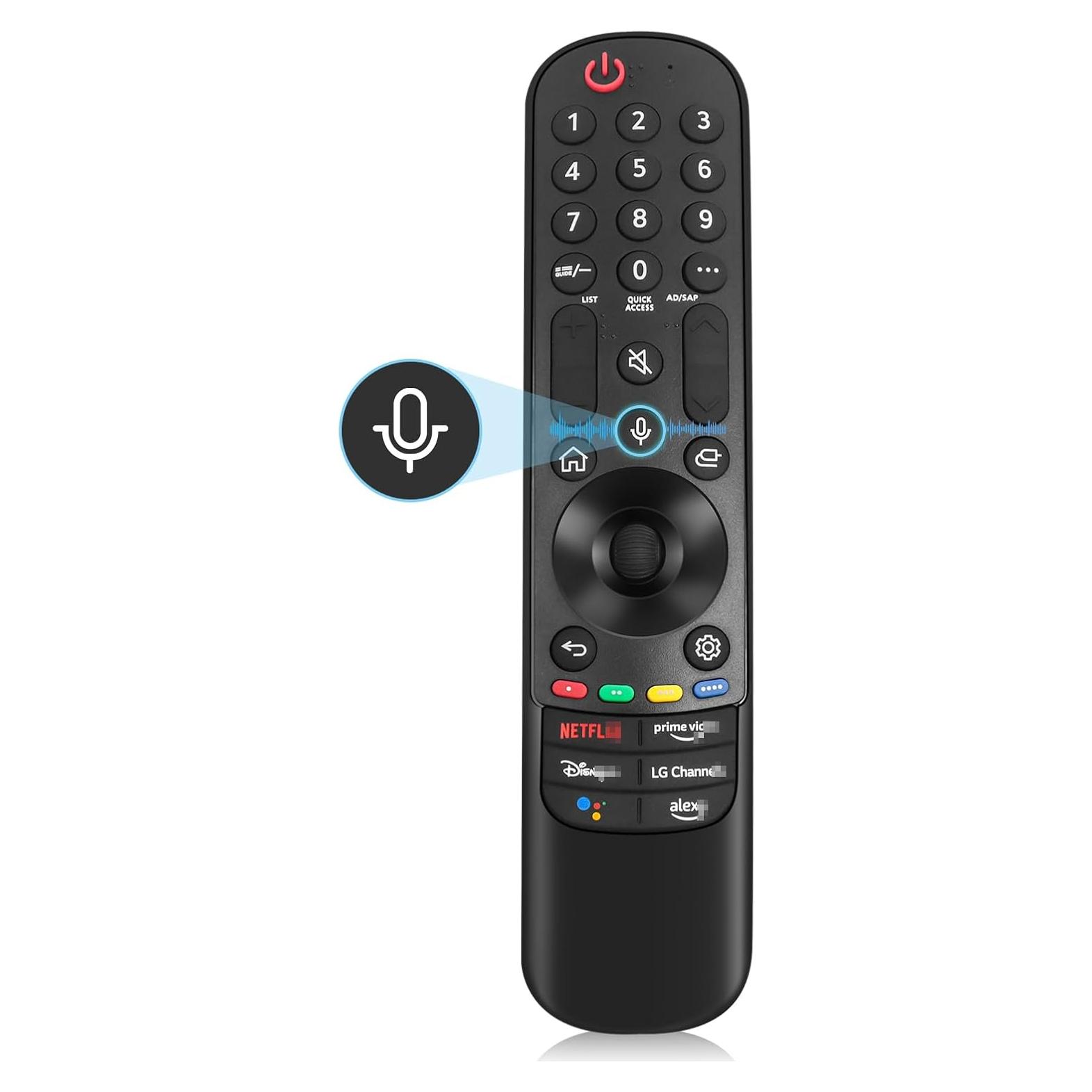 Control Remoto Mágico LG para Smart TV 2019-2024 con Voz