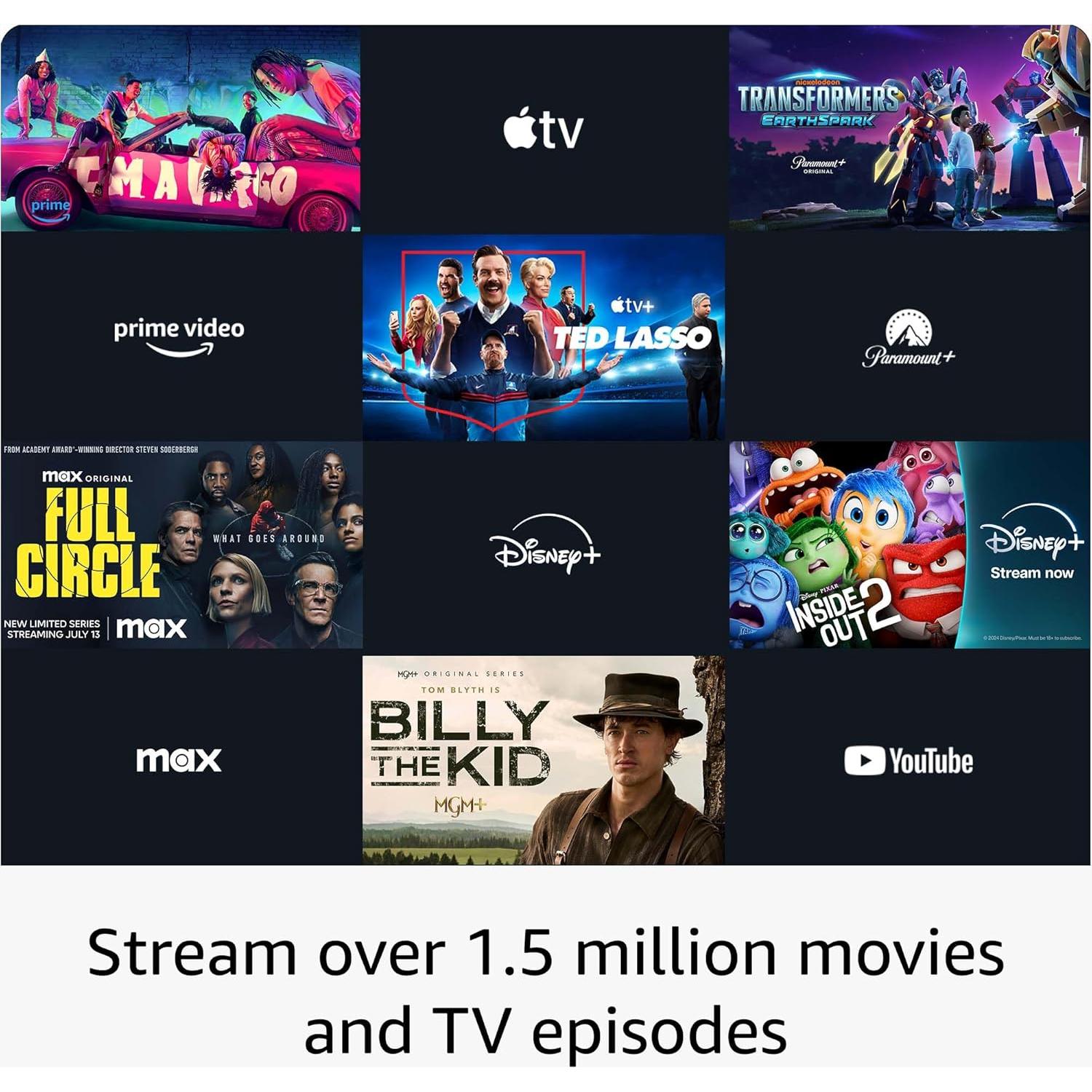 Like-New Amazon Fire TV Stick 4K Max streaming device (newest model) supports Wi-Fi 6E, free & live TV without cable or satellite