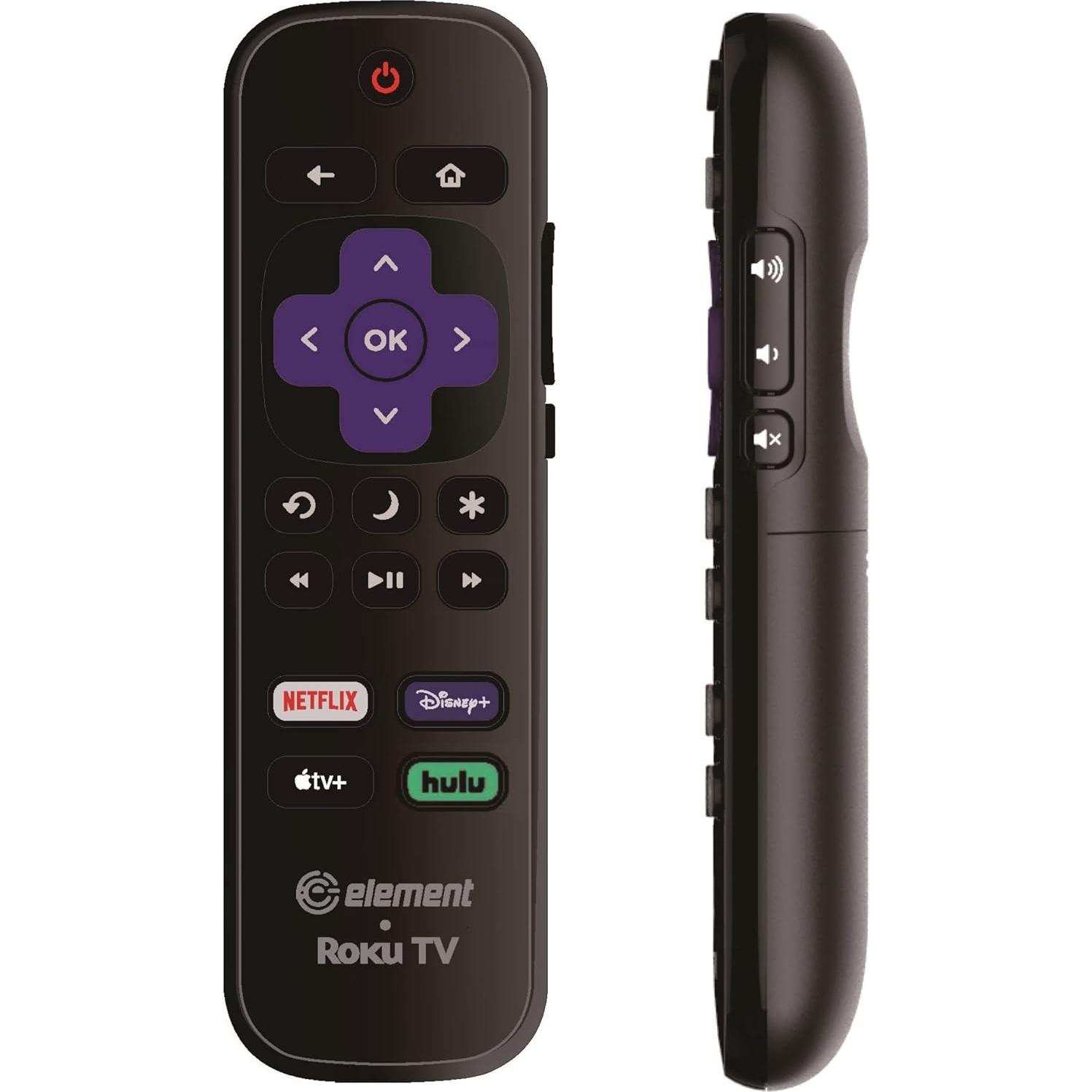 Control Remoto de Reemplazo Element Roku 4K con Accesos Directos