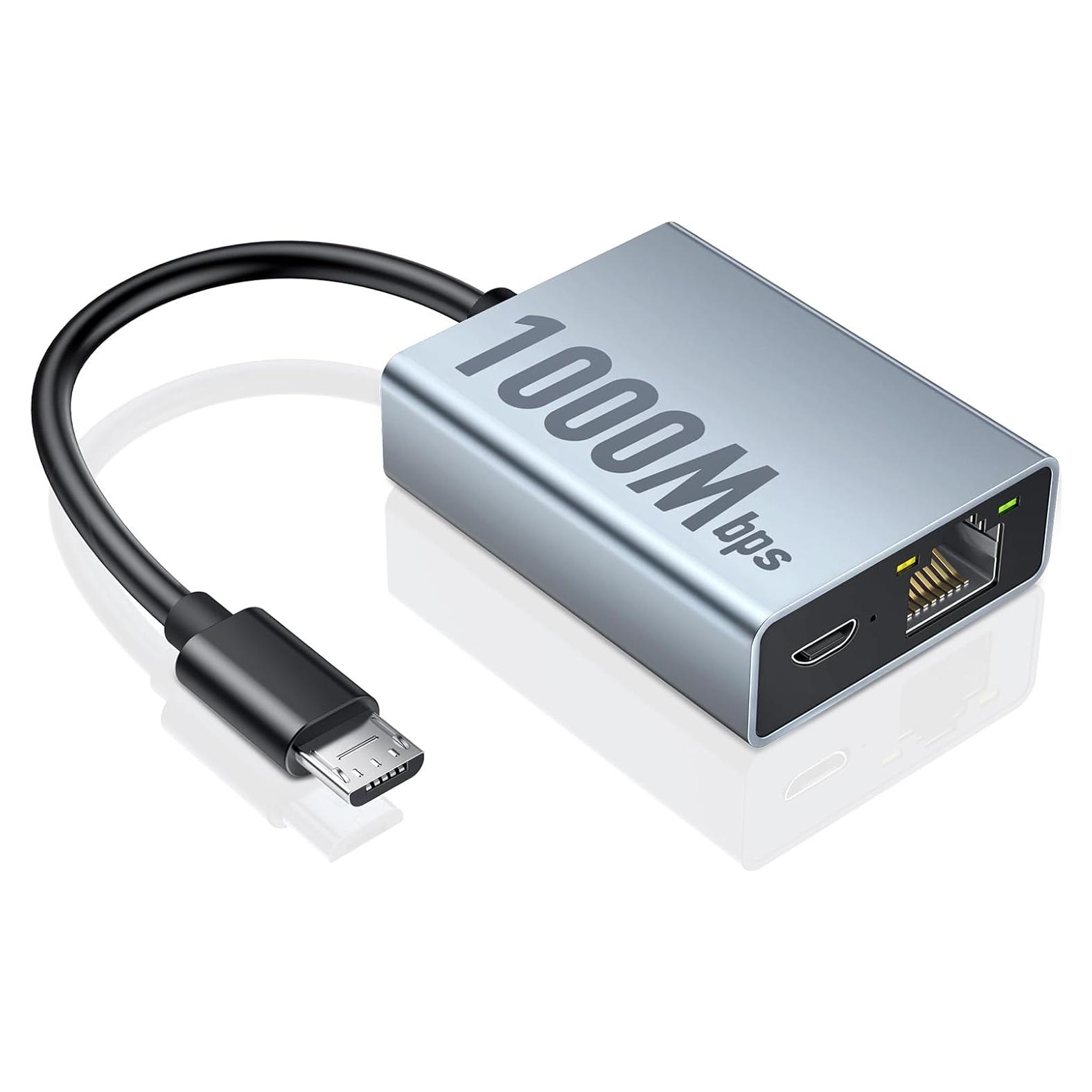 Adaptador Ethernet ZEXMTE 1000 Mbps para Fire TV Stick