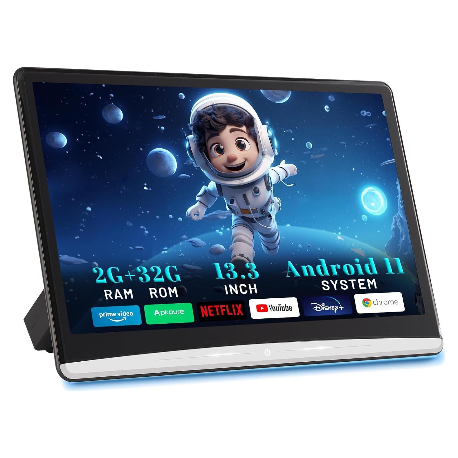 Reproductor de video para reposacabezas CHEGIF 13.3" 4K Android 11