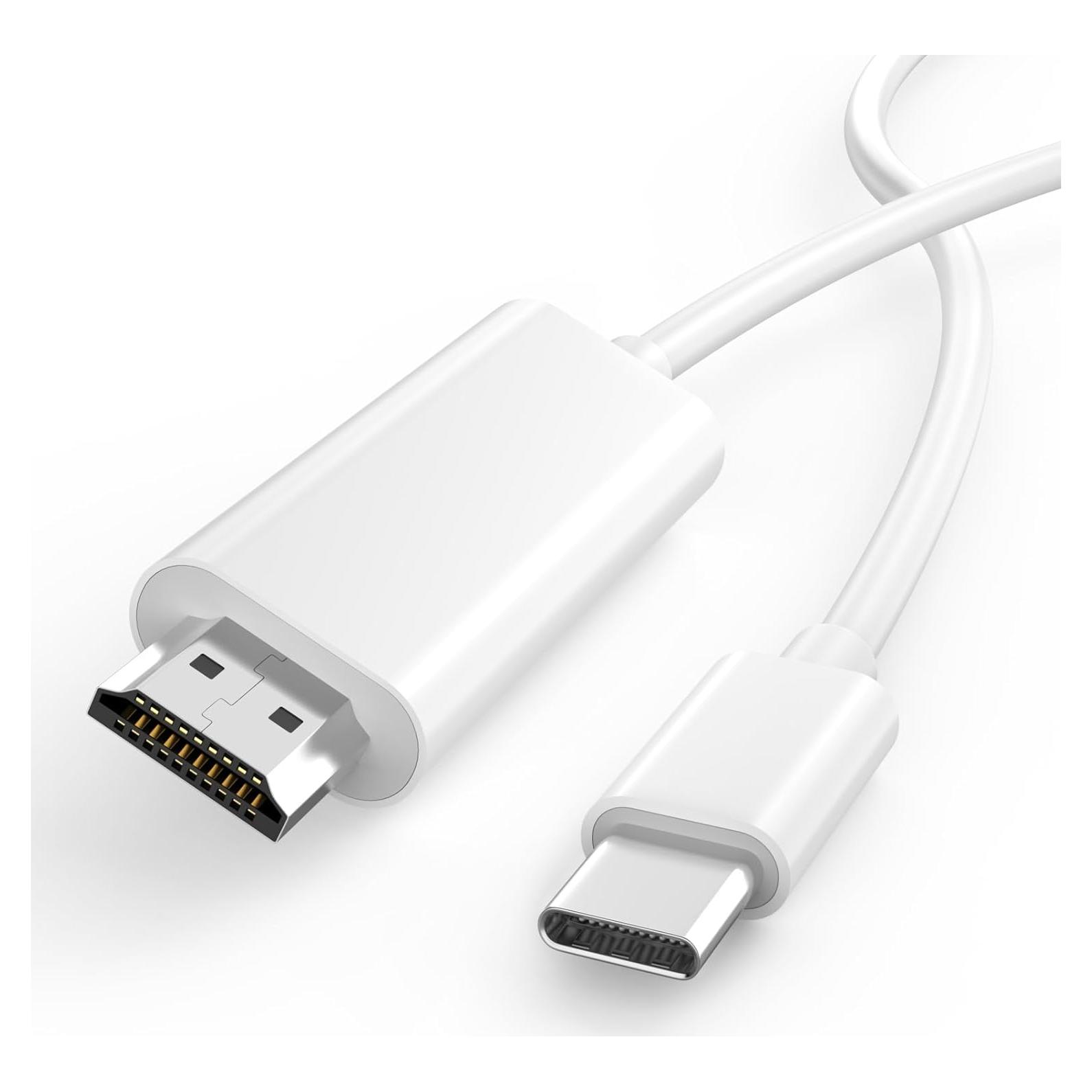 Adaptador USB C a HDMI 4K 60Hz esbeecables 6FT para iPhone