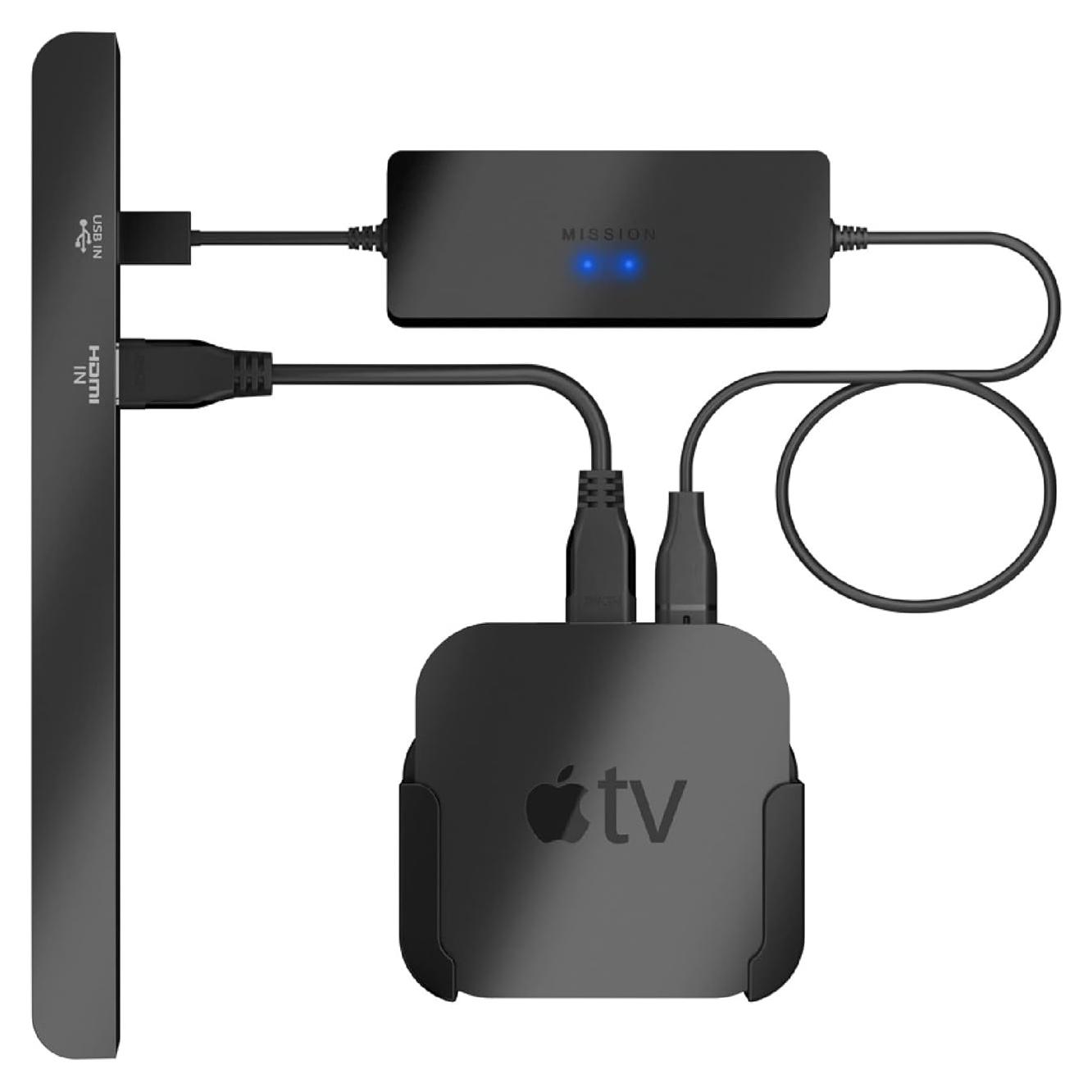 Cable de Alimentación USB Mission para Apple TV - 1.8m