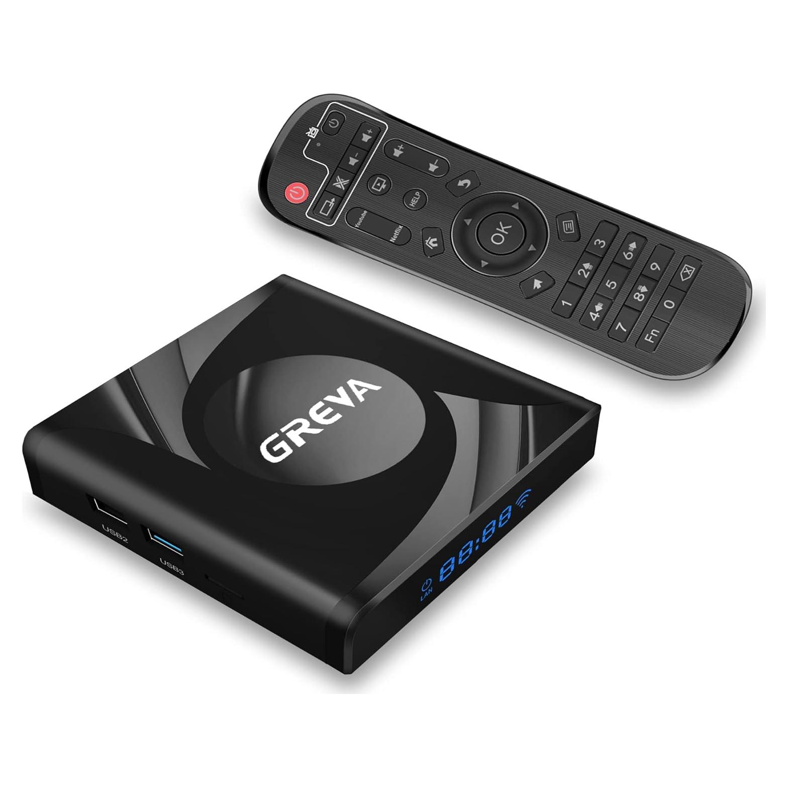 Caja Android TV GREVA 8K PRO13-8K-32 4GB RAM 32GB ROM