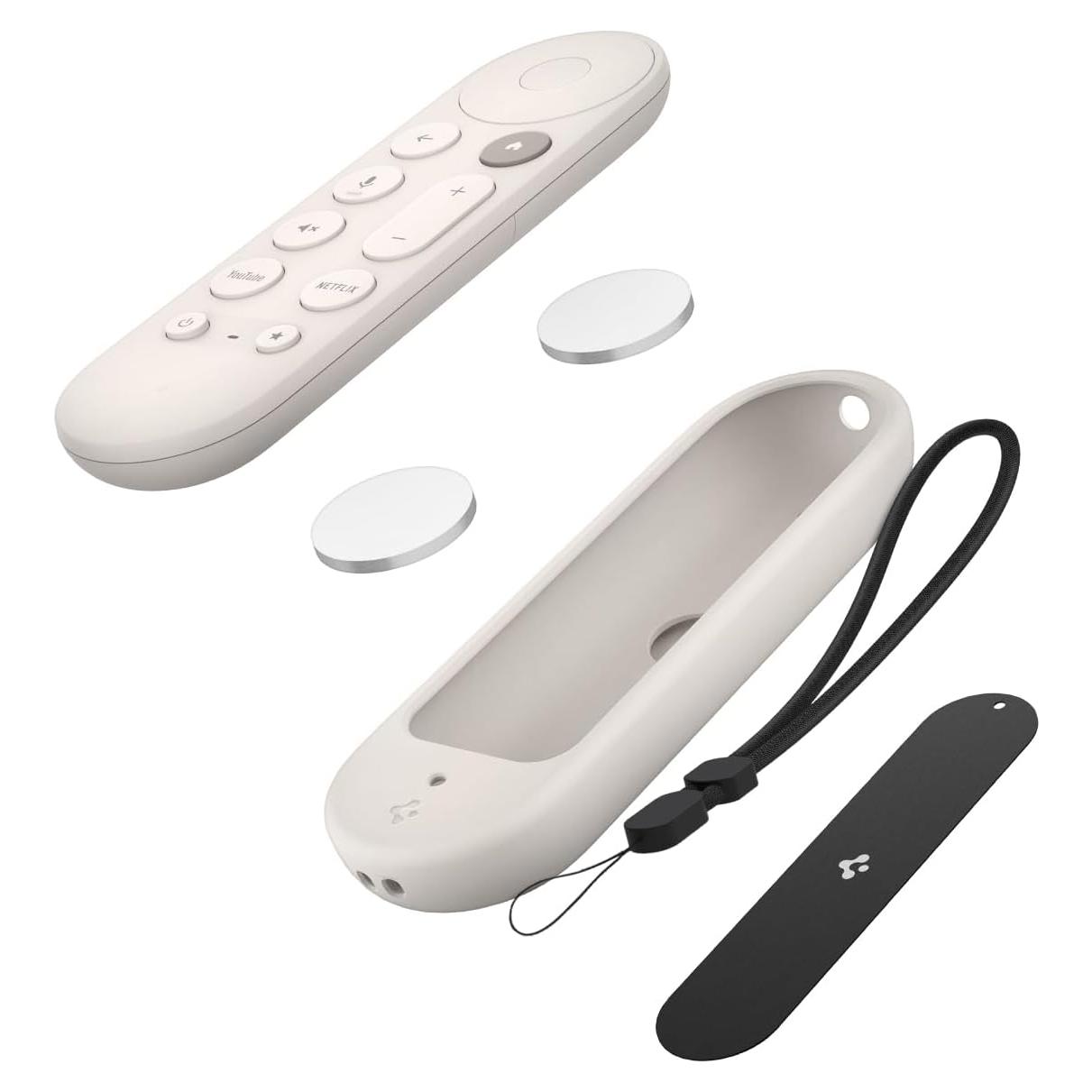 Funda de Silicona Spigen para Control Remoto Google TV 4K - Porcelana