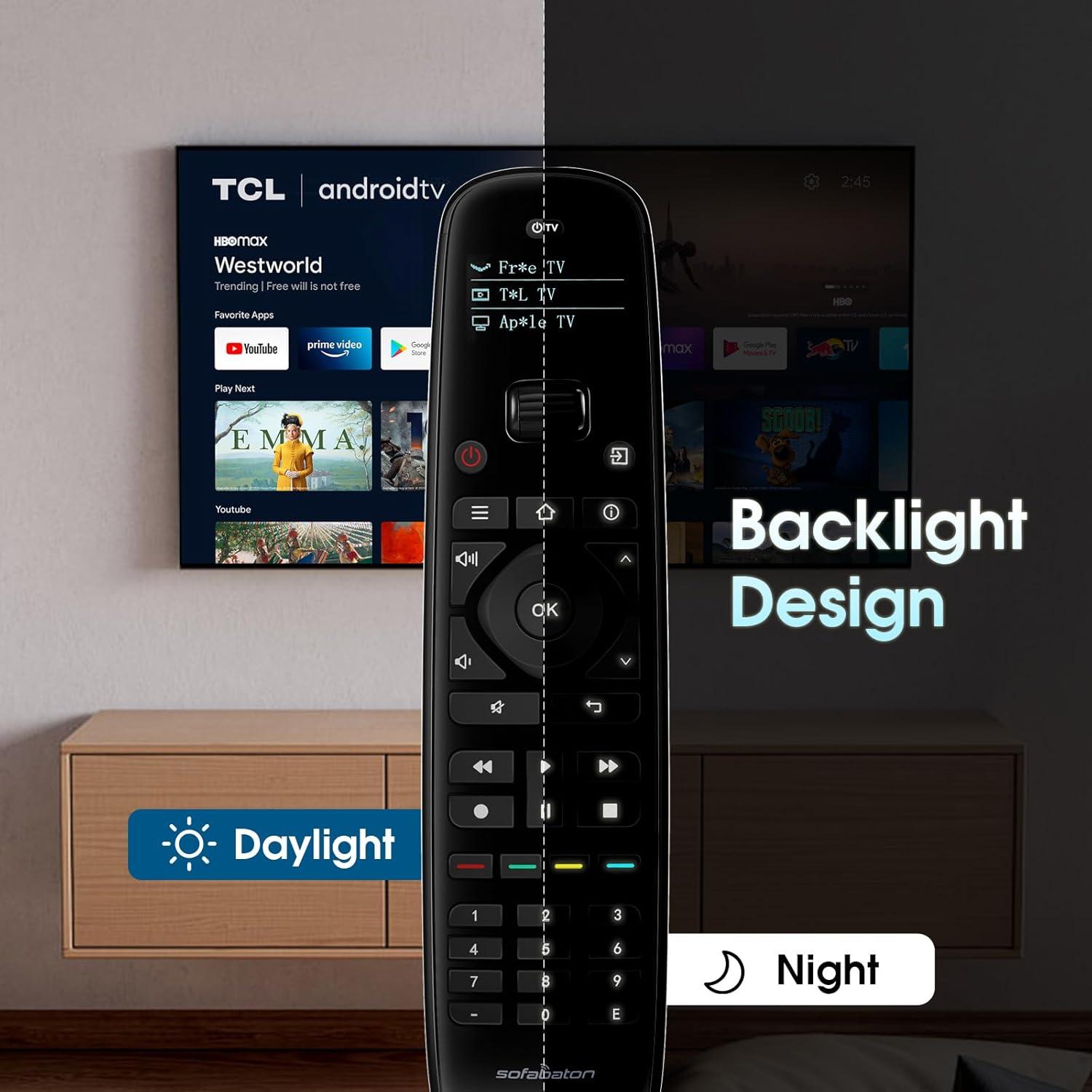 Control Remoto Universal SofaBaton U2 con Bluetooth y Macros