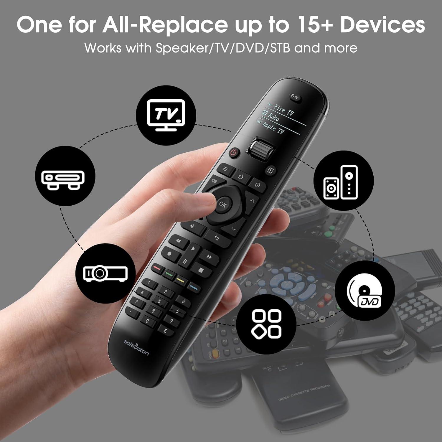 Control Remoto Universal SofaBaton U2 con Bluetooth y Macros