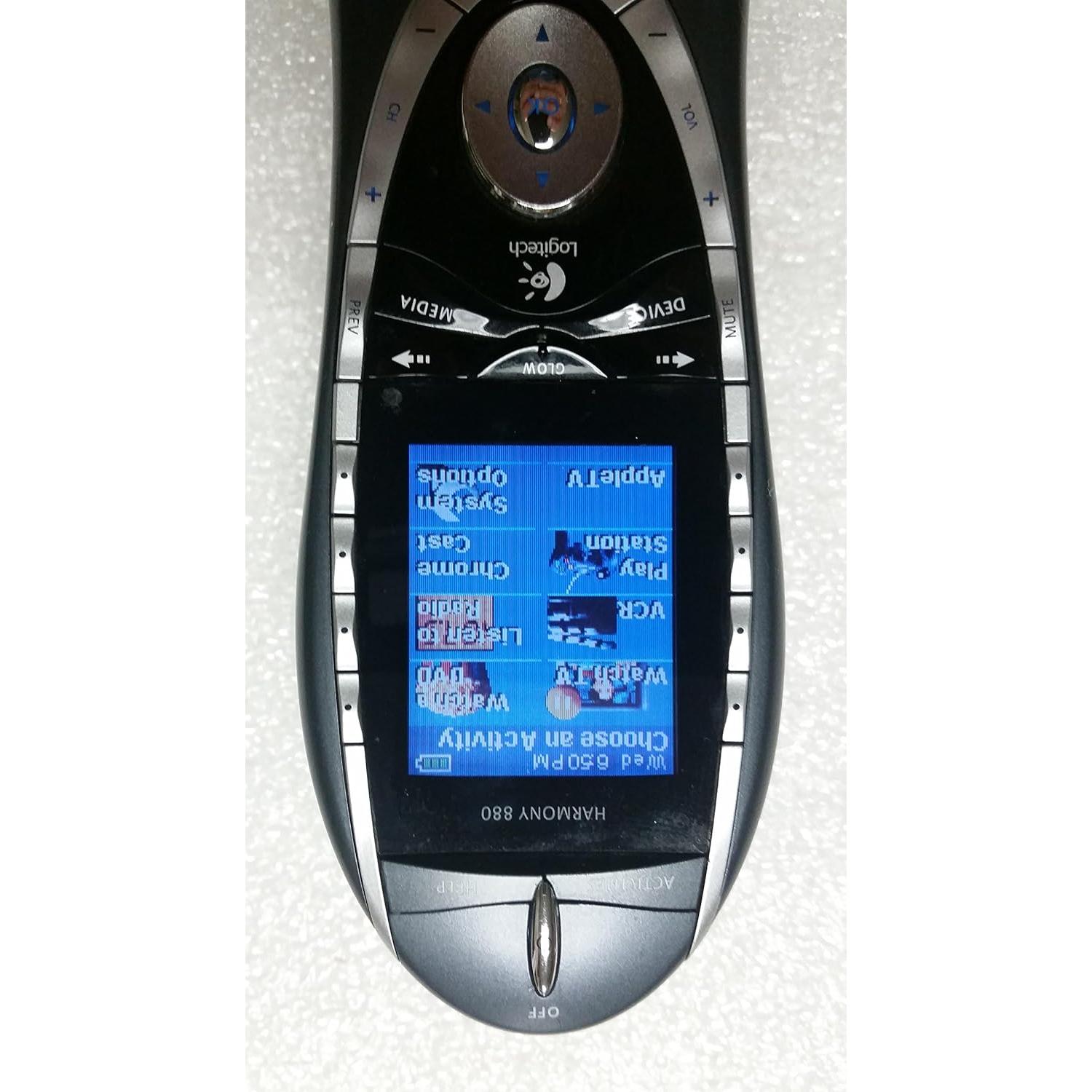 Control Remoto Universal Logitech Harmony 880 con Pantalla Color