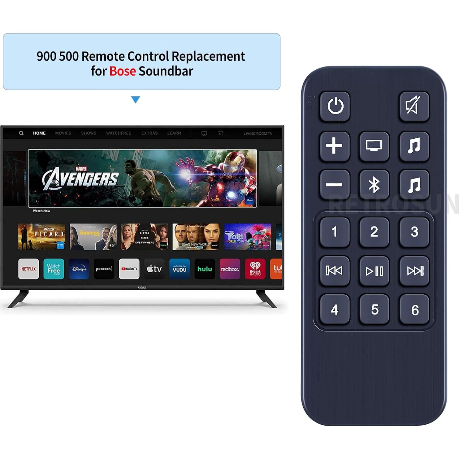 Control Remoto Reemplazo Oumeite para Bose Soundbar 900 500